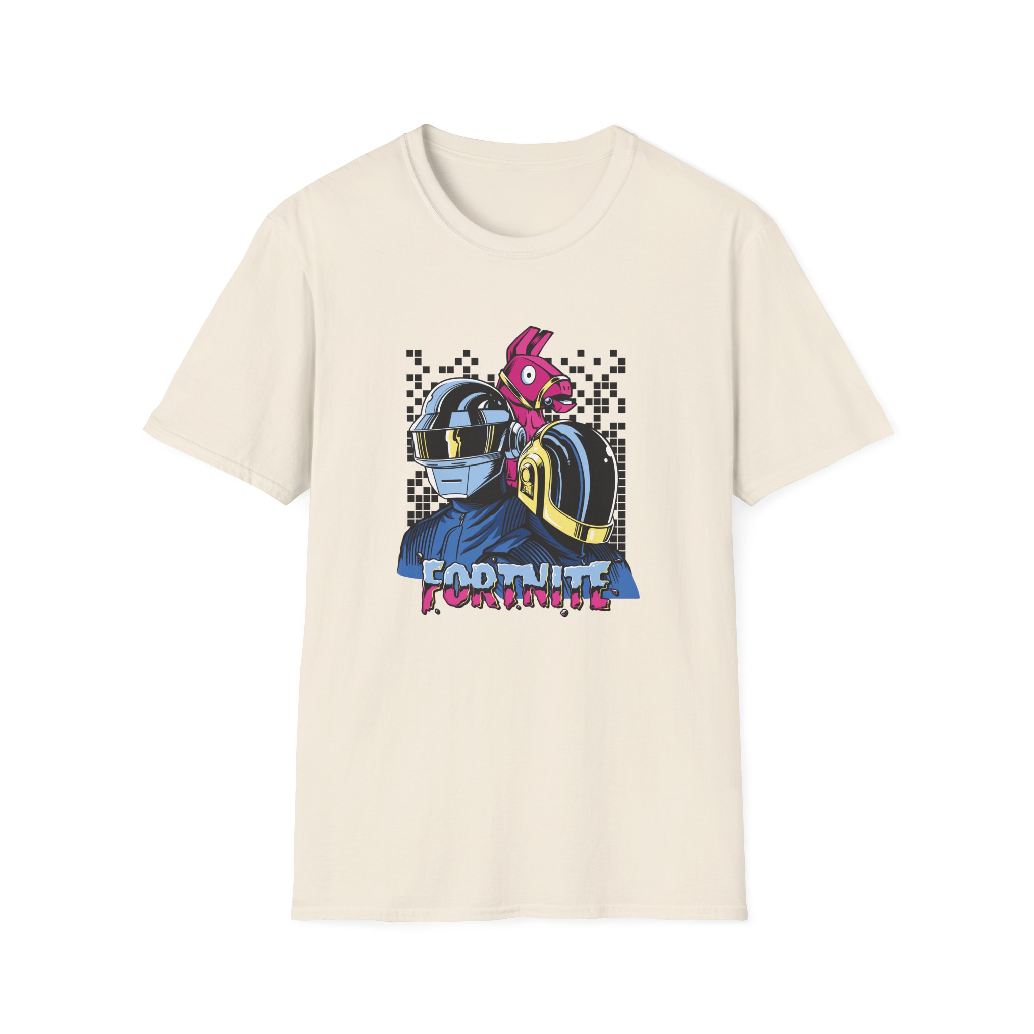 Daft Punk Fortnite X Daft Punk Long Unisex Softstyle T-Shirt - Image 3