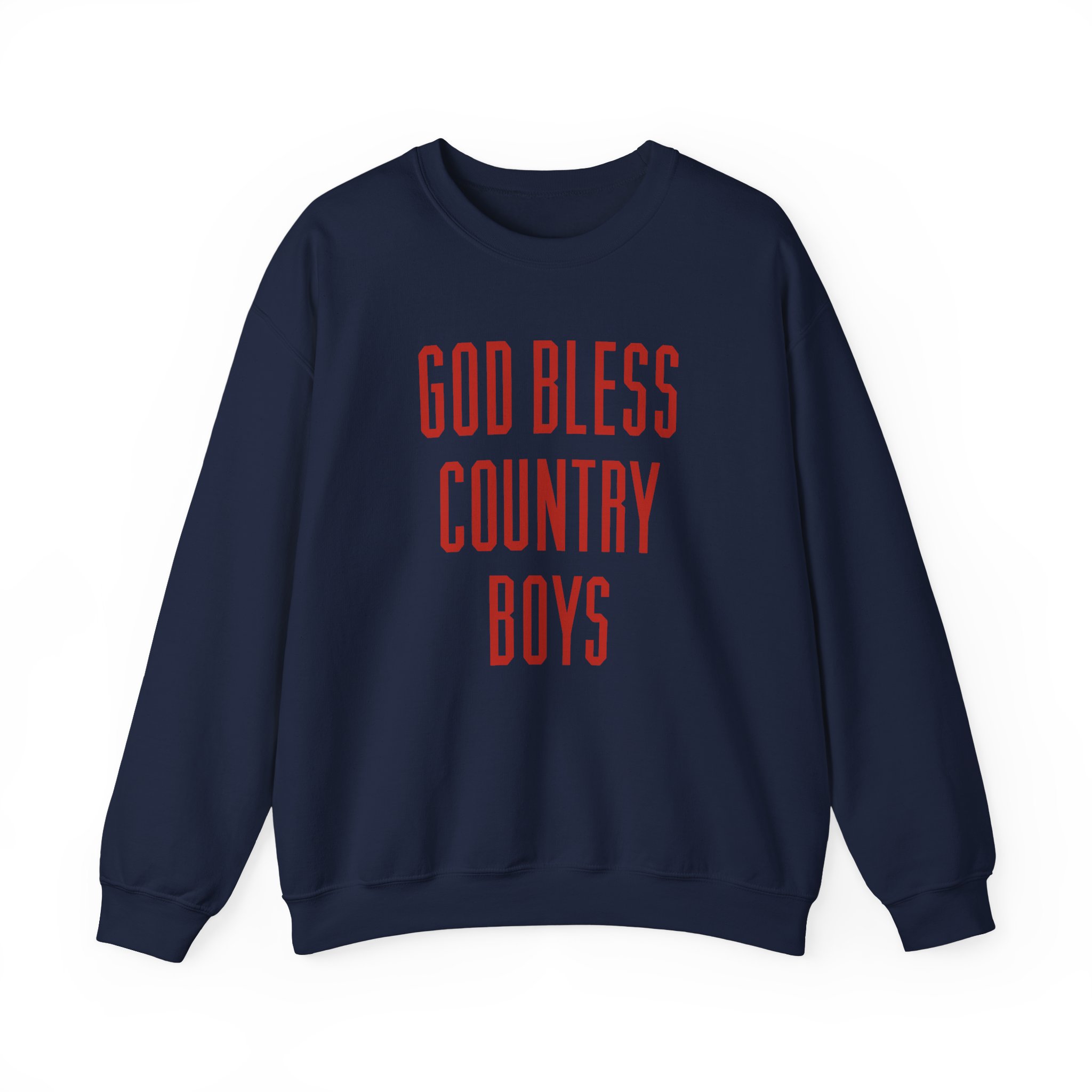 Hd God Bless Country Boys Unisex Heavy Blend™ Crewneck Sweatshirt - Image 13