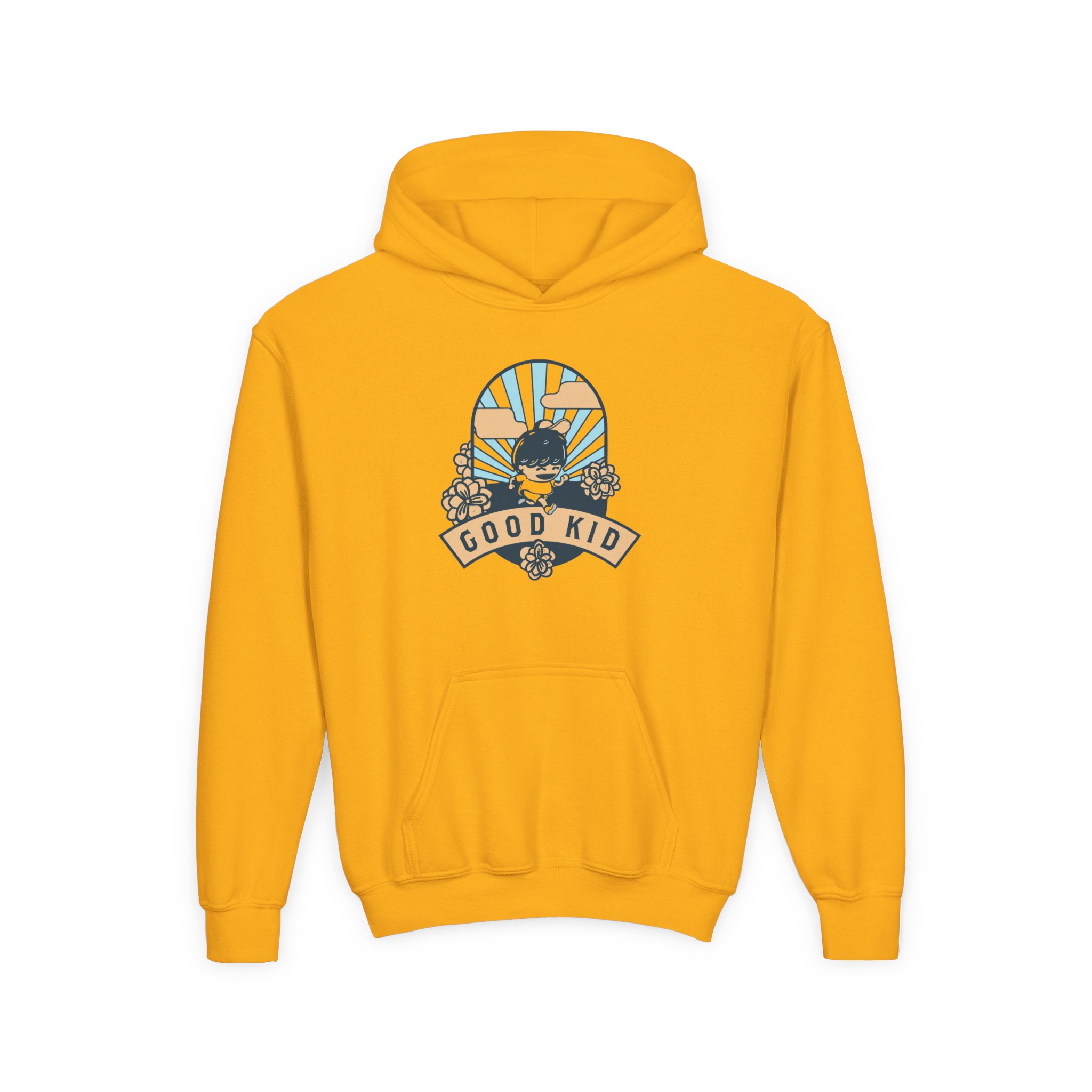 Good Kid Sunshine Youth Heavy Blend Hooded Sweatshirt - Image 5