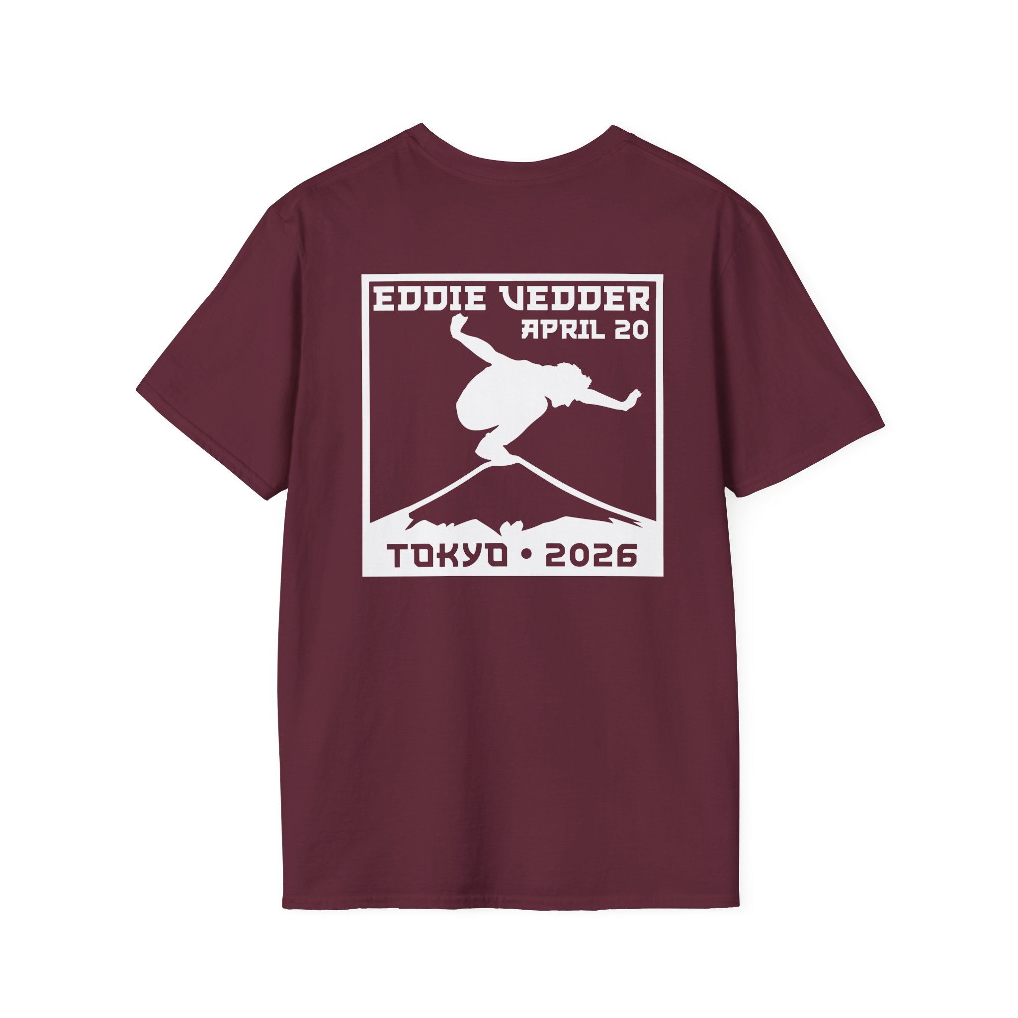 Eddie Vedder 2026 Tokyo Unisex Softstyle T-Shirt - Image 4