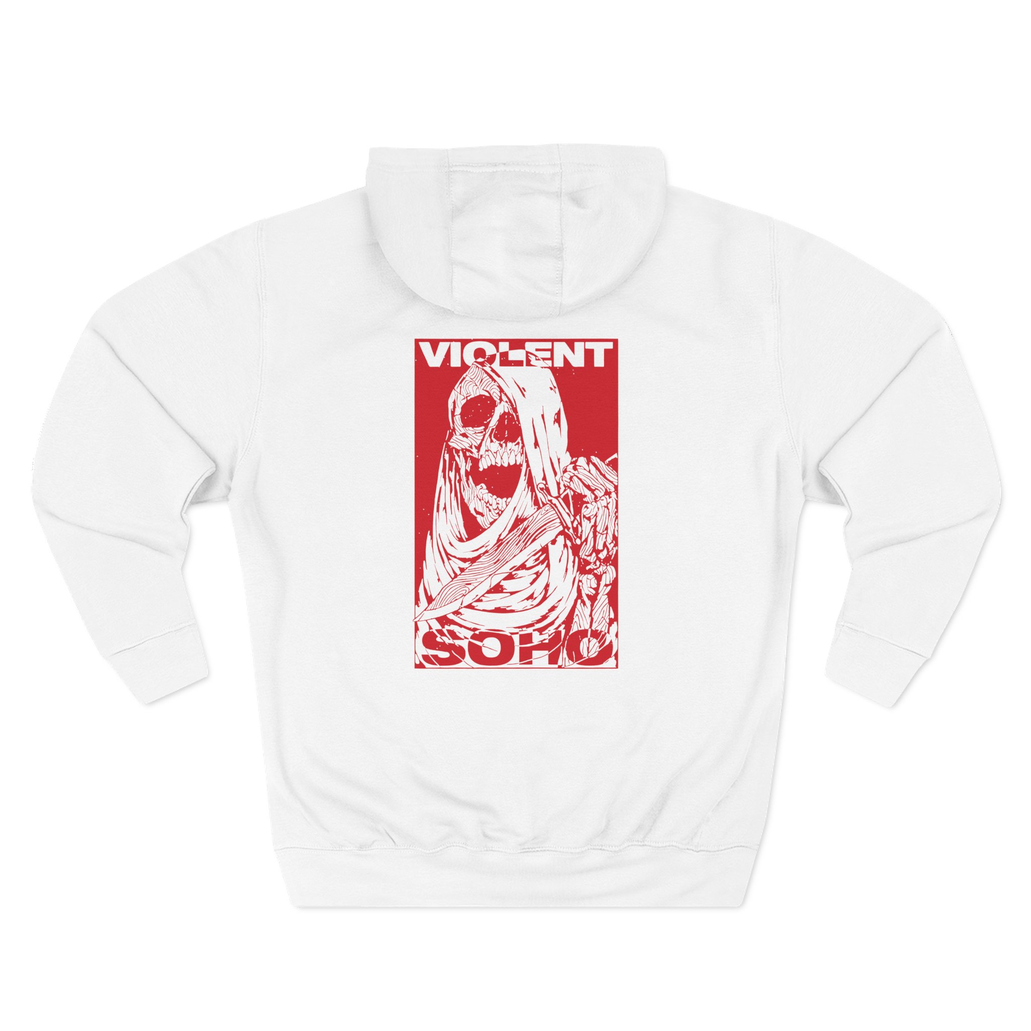 Violent Soho Skull Three-Panel Fleece Hoodie - Image 2