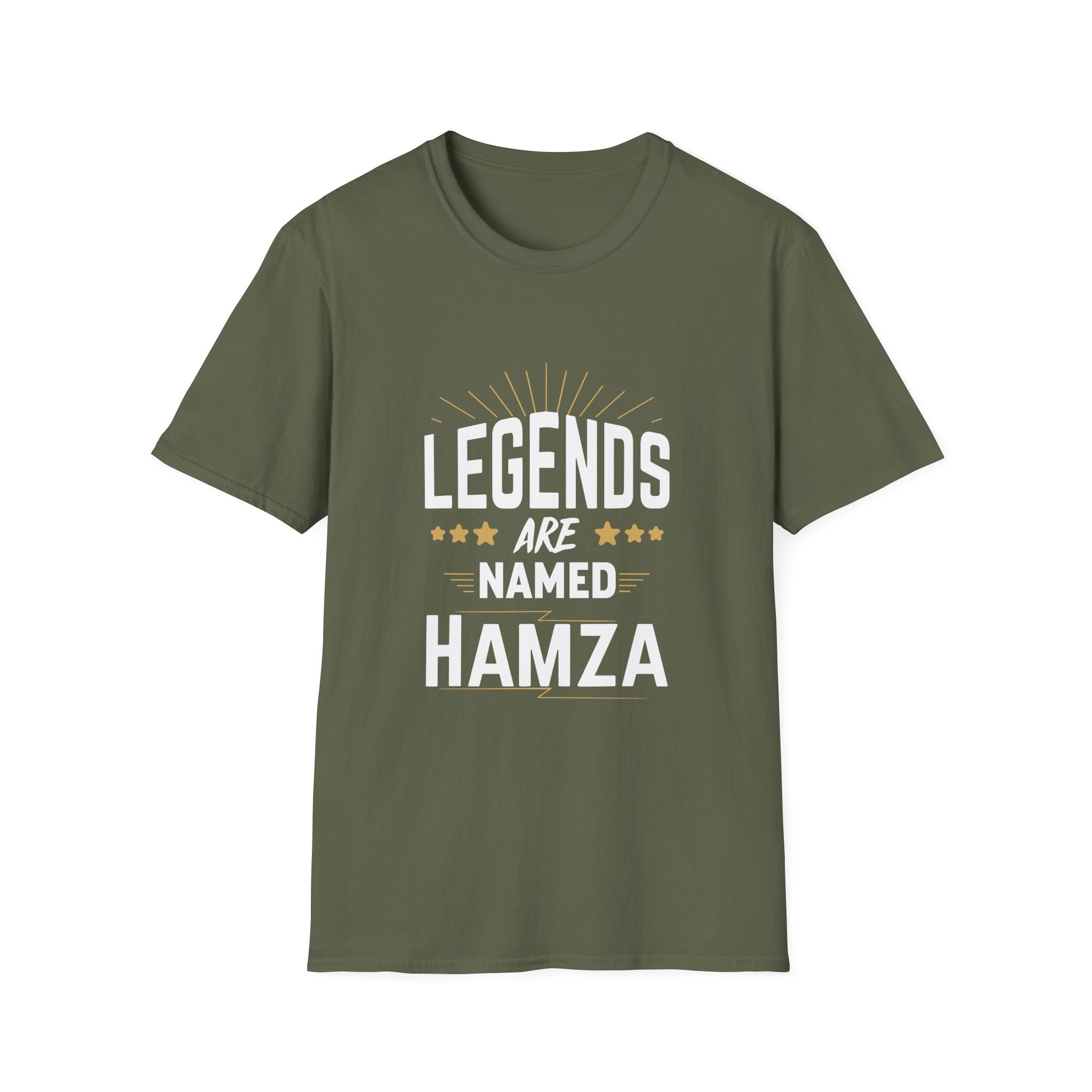 Hamza Legends Are Named Unisex Softstyle T-Shirt - Image 7