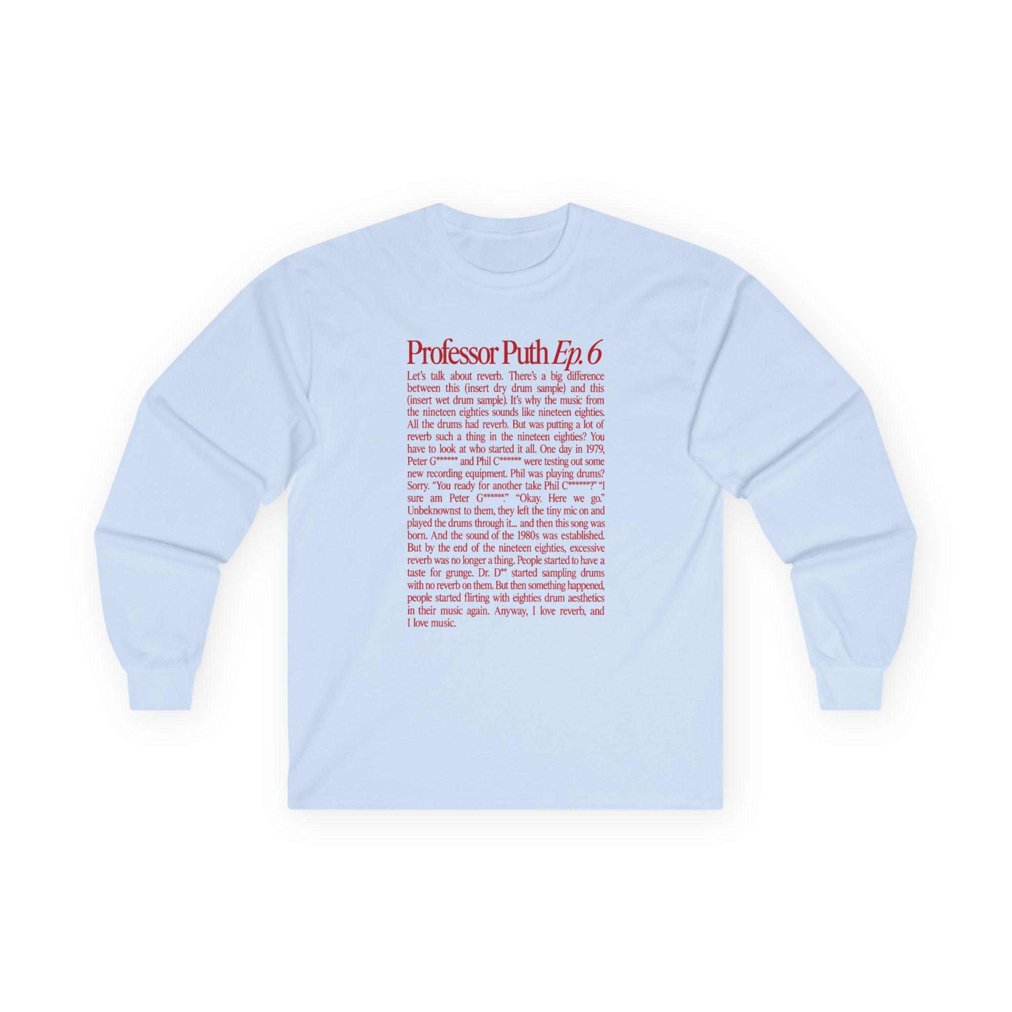 Charlie Puth Professor Puth Unisex Ultra Cotton Long Sleeve Tee - Image 7