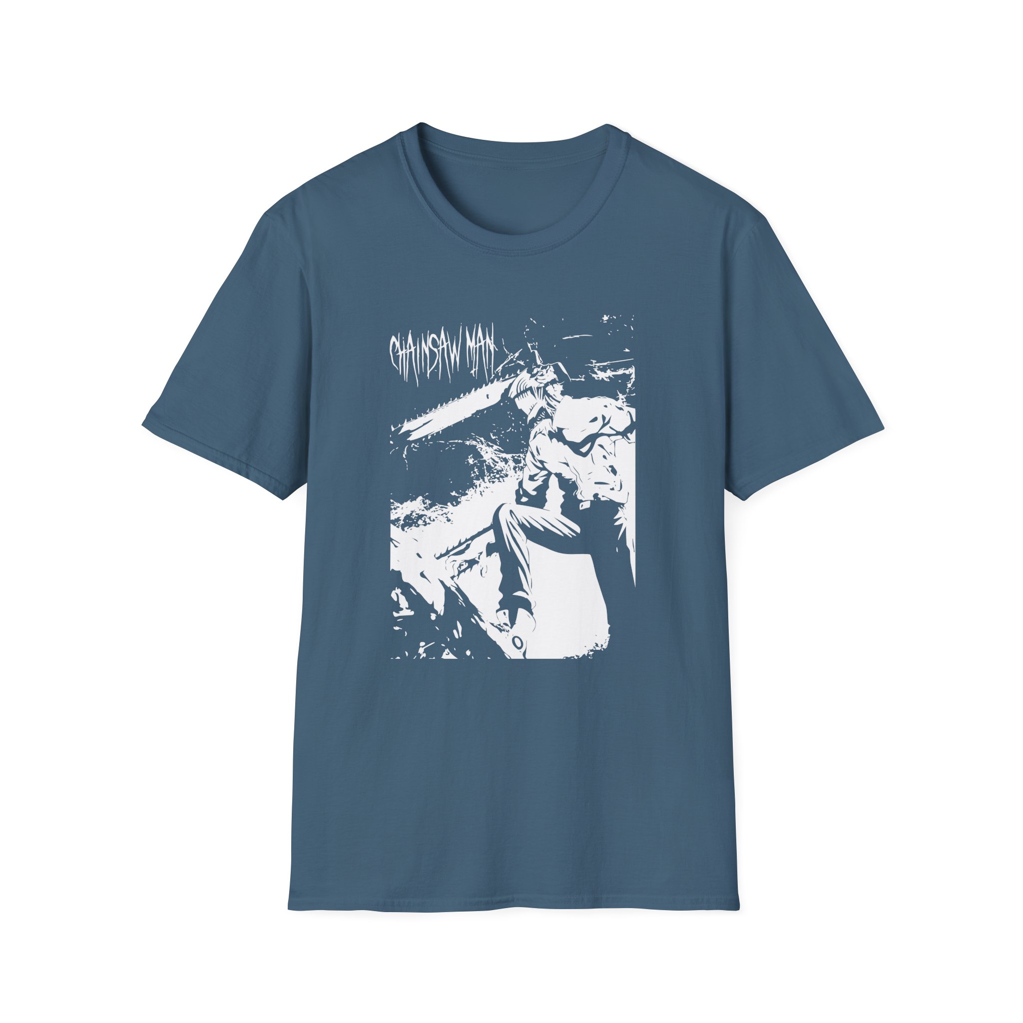Chainsaw Man Jumbo Denji Unisex Softstyle T-Shirt - Image 9