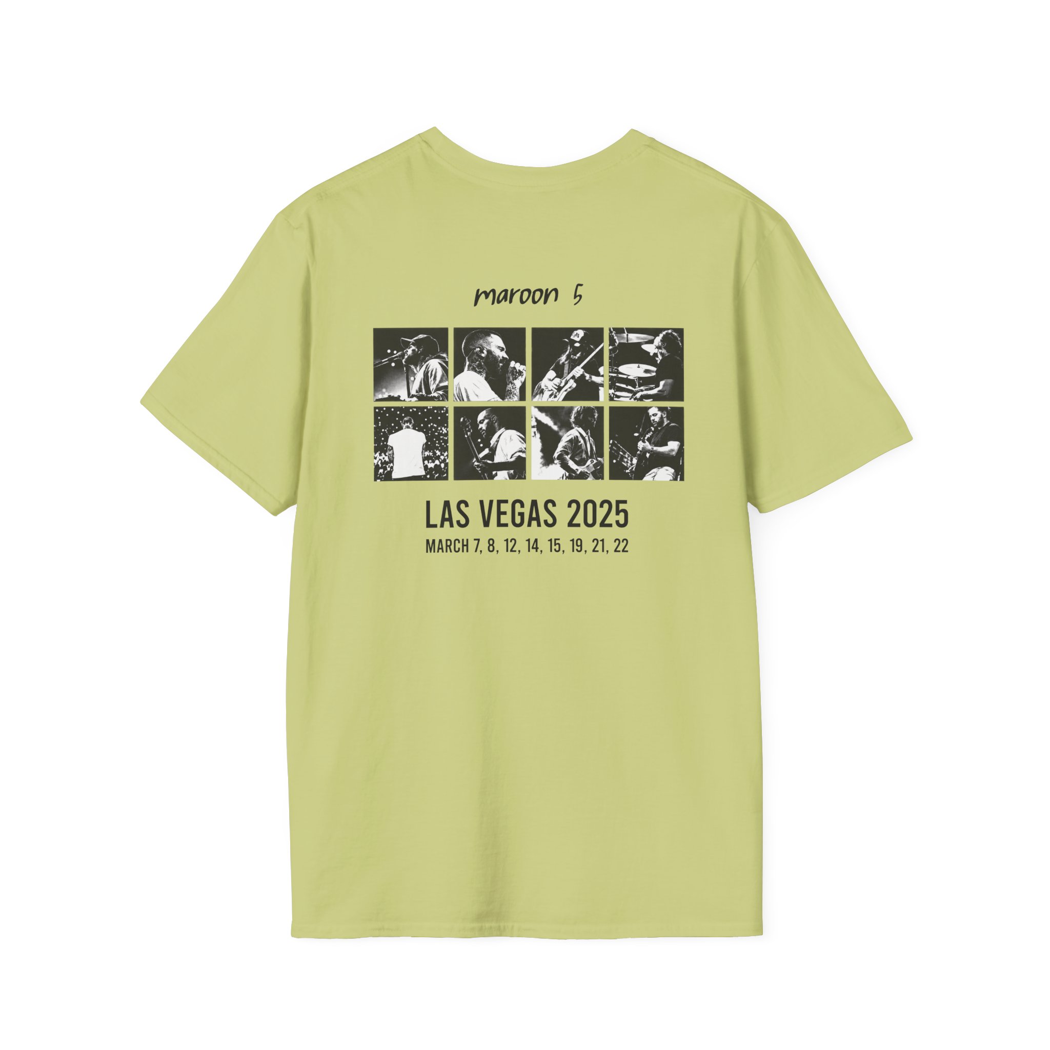 Adam Levine M5LV 2025 Grid Unisex Softstyle T-Shirt - Image 10