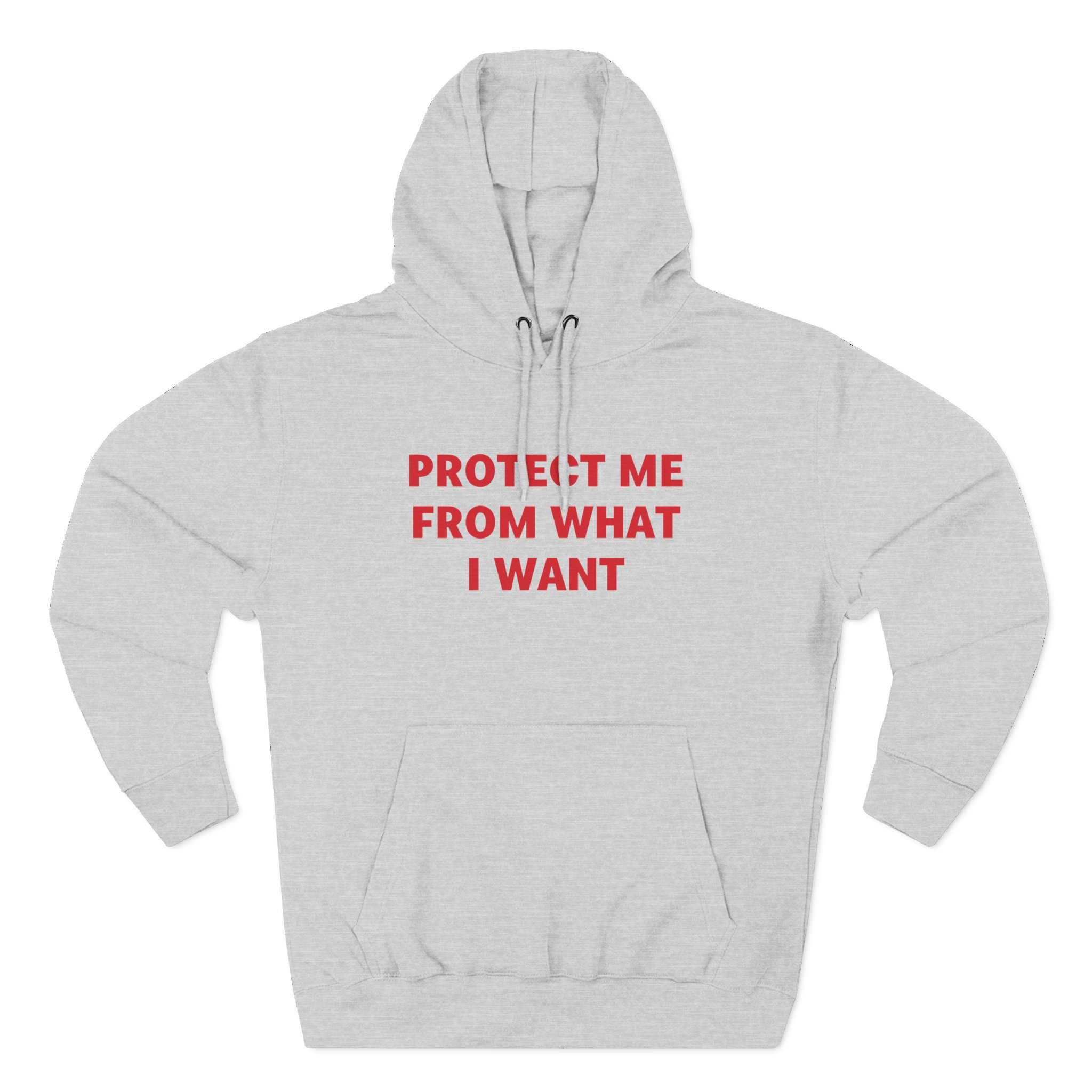 Jenny Holzer Protect Me From What I Want Three-Panel Fleece Hoodie - Image 3
