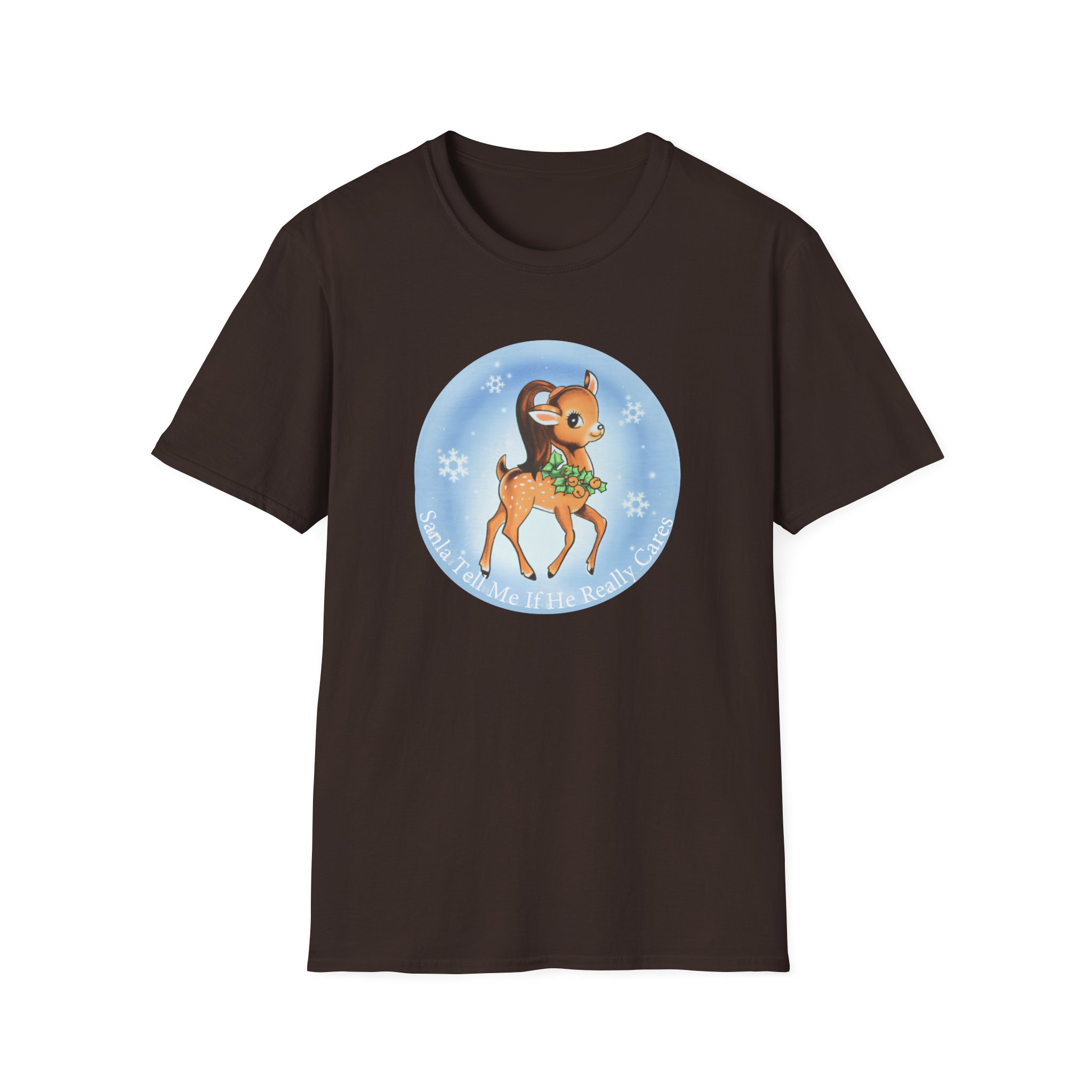 AG Santa Tell Me Unisex Softstyle T-Shirt - Image 5