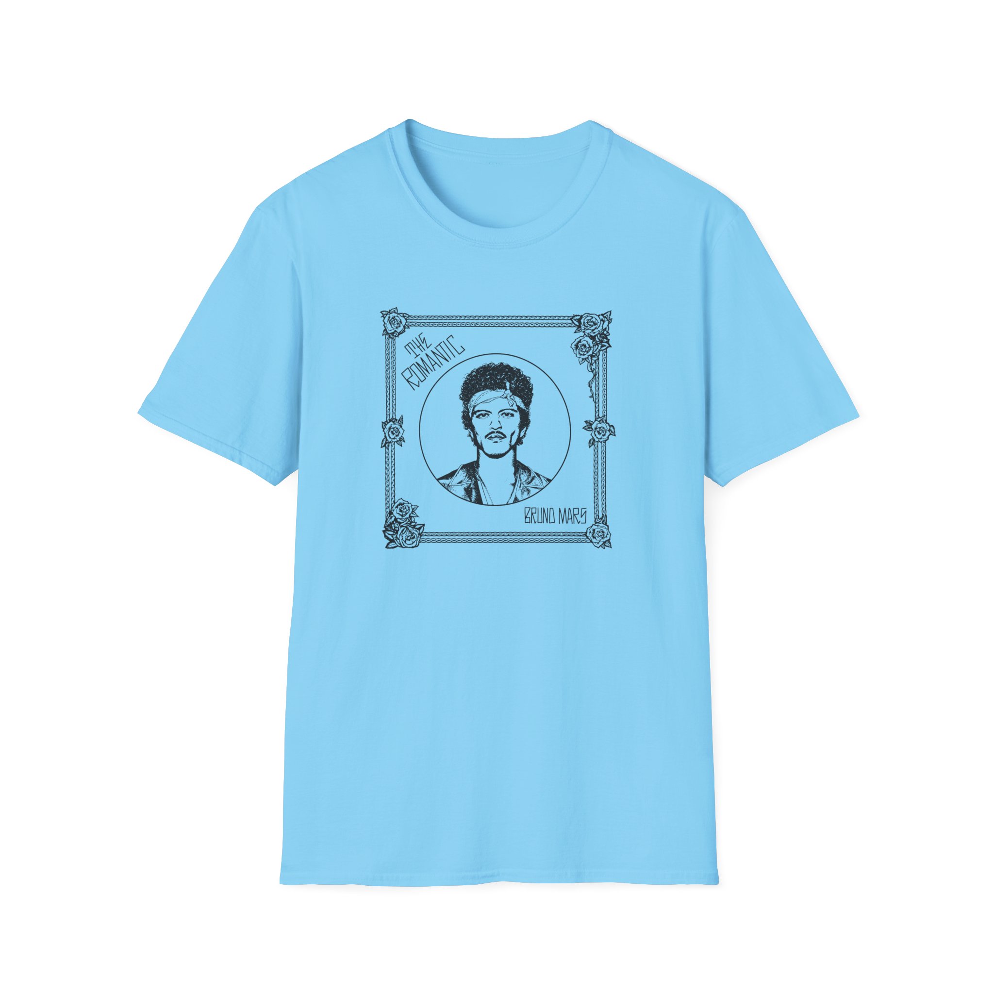 Bruno Mars the Romantic Tour Unisex Softstyle T-Shirt - Image 11