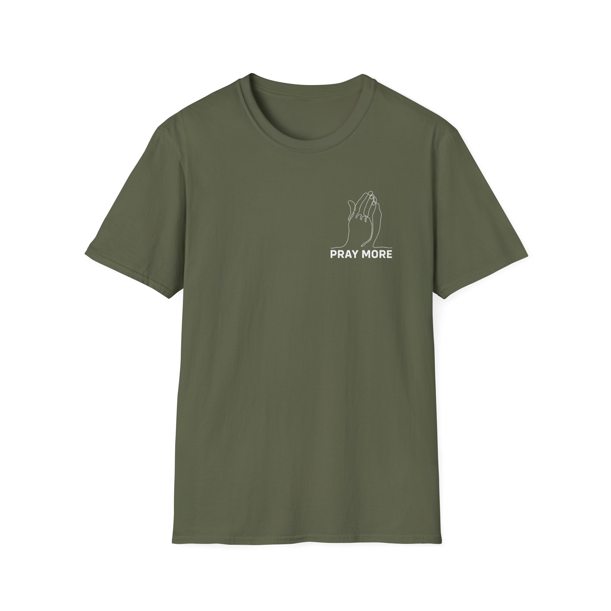 Roman Atwood Pray More Unisex Softstyle T-Shirt - Image 7