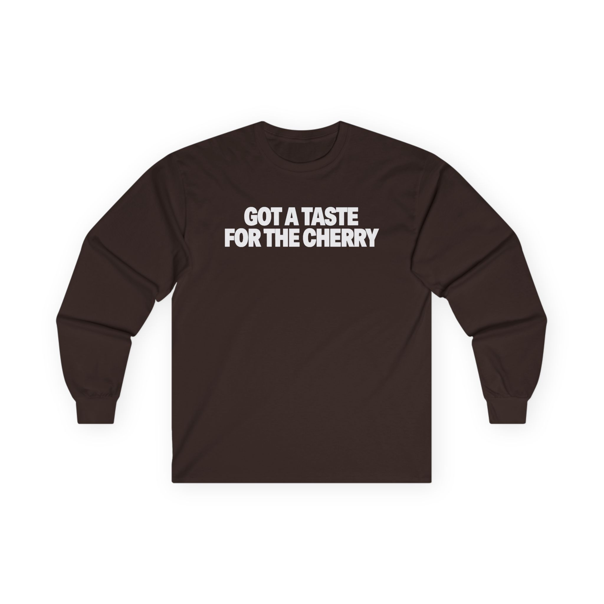 D L Take a Bite Cherry Unisex Ultra Cotton Long Sleeve Tee - Image 5