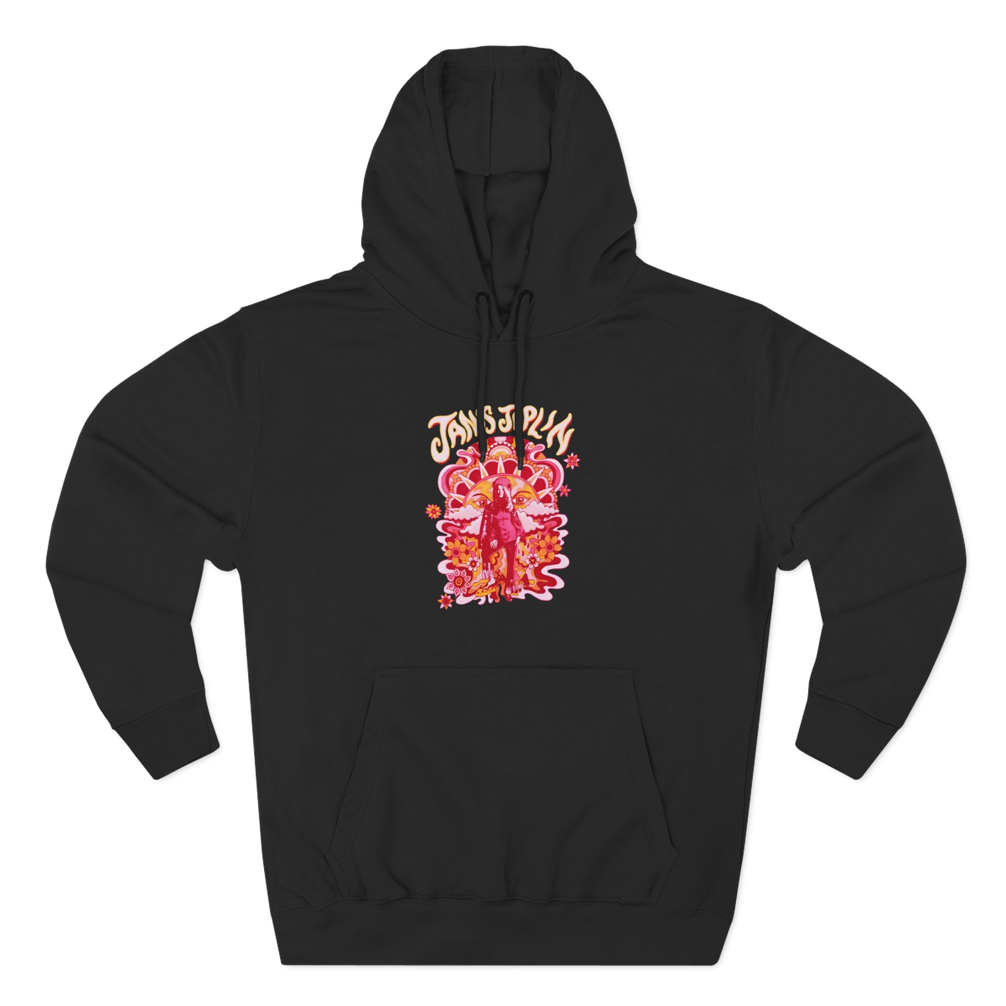 Janis Joplin Groovy Three-Panel Fleece Hoodie