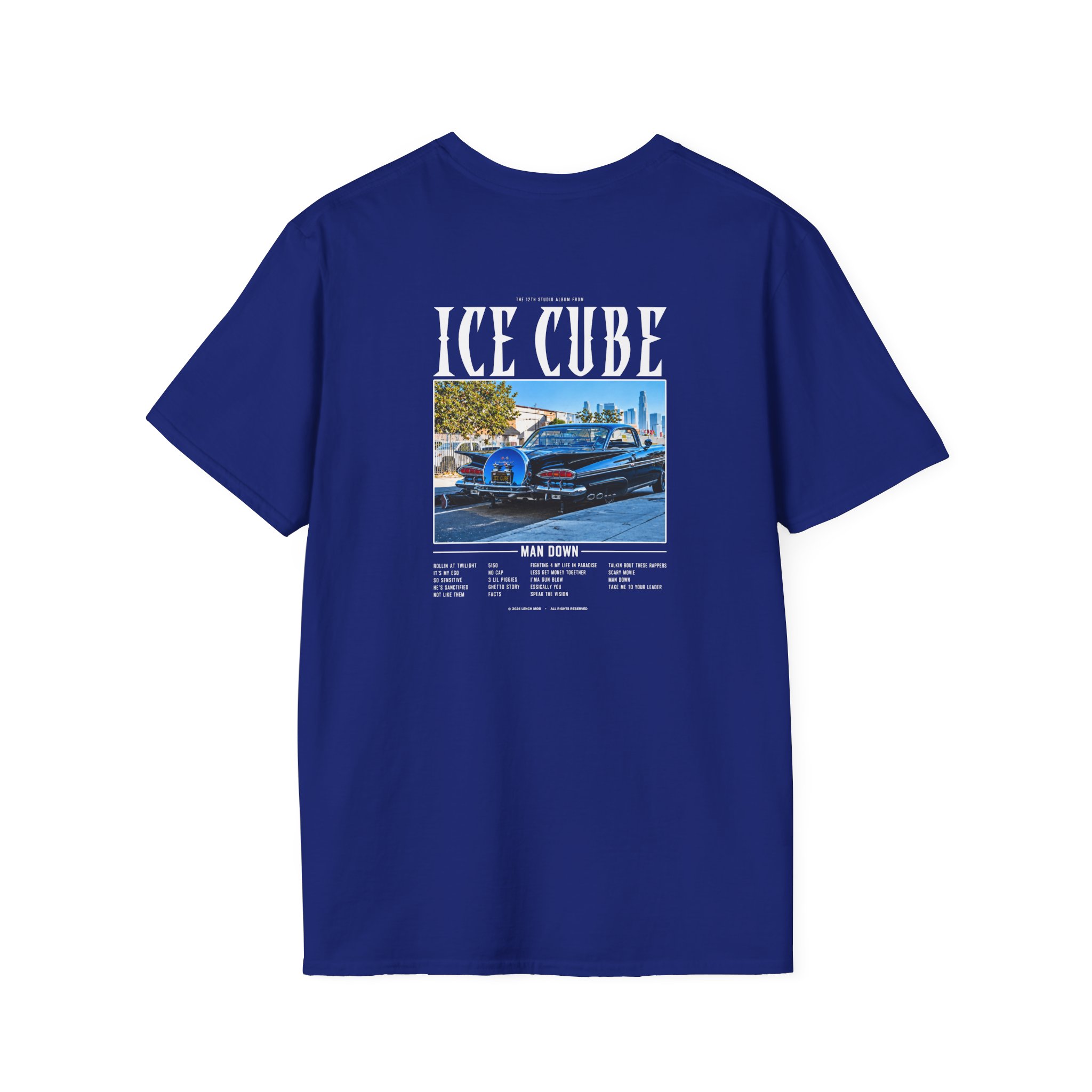 Ice Cube Man Down Street Unisex Softstyle T-Shirt - Image 16