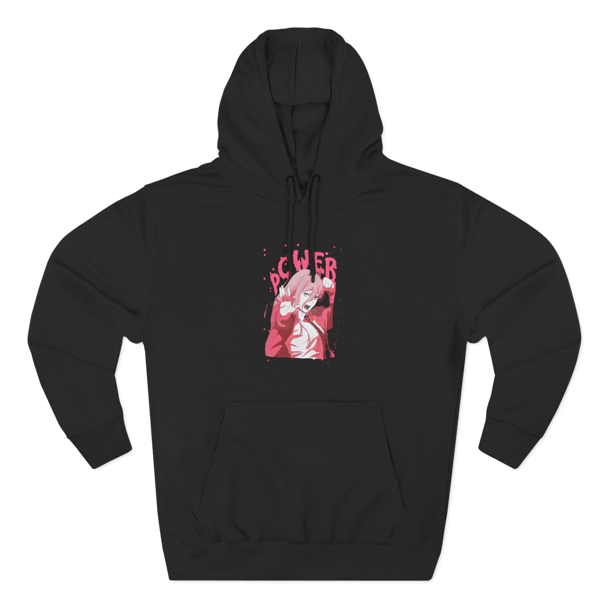 Chainsaw Man Power Splatter Three-panel Fleece Hoodie