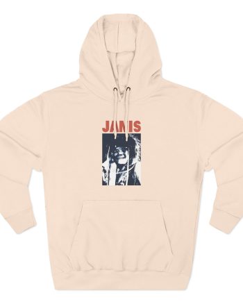 Janis Joplin Beatnick Three-Panel Fleece Hoodie