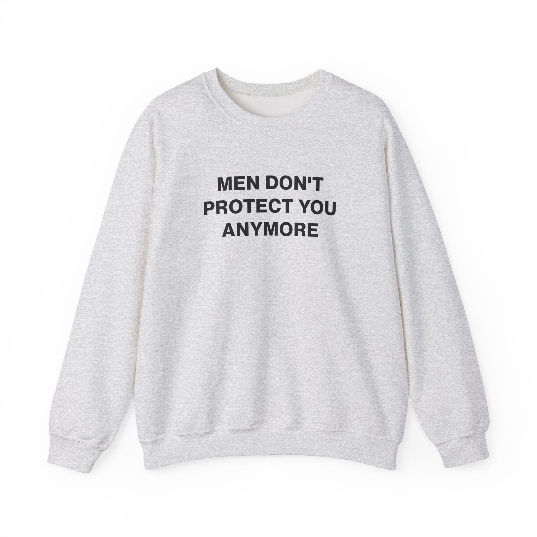 Jenny Holzer Men Don´t Protect You Anymore Unisex Heavy Blend™ Crewneck Sweatshirt - Image 3
