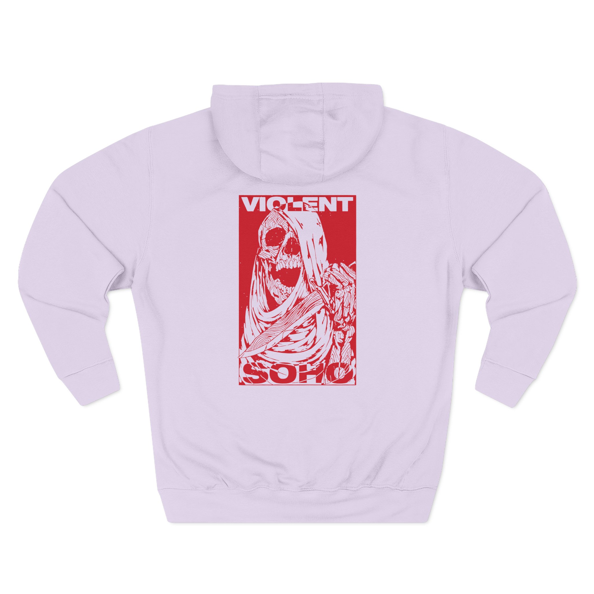 Violent Soho Skull Three-Panel Fleece Hoodie - Image 20