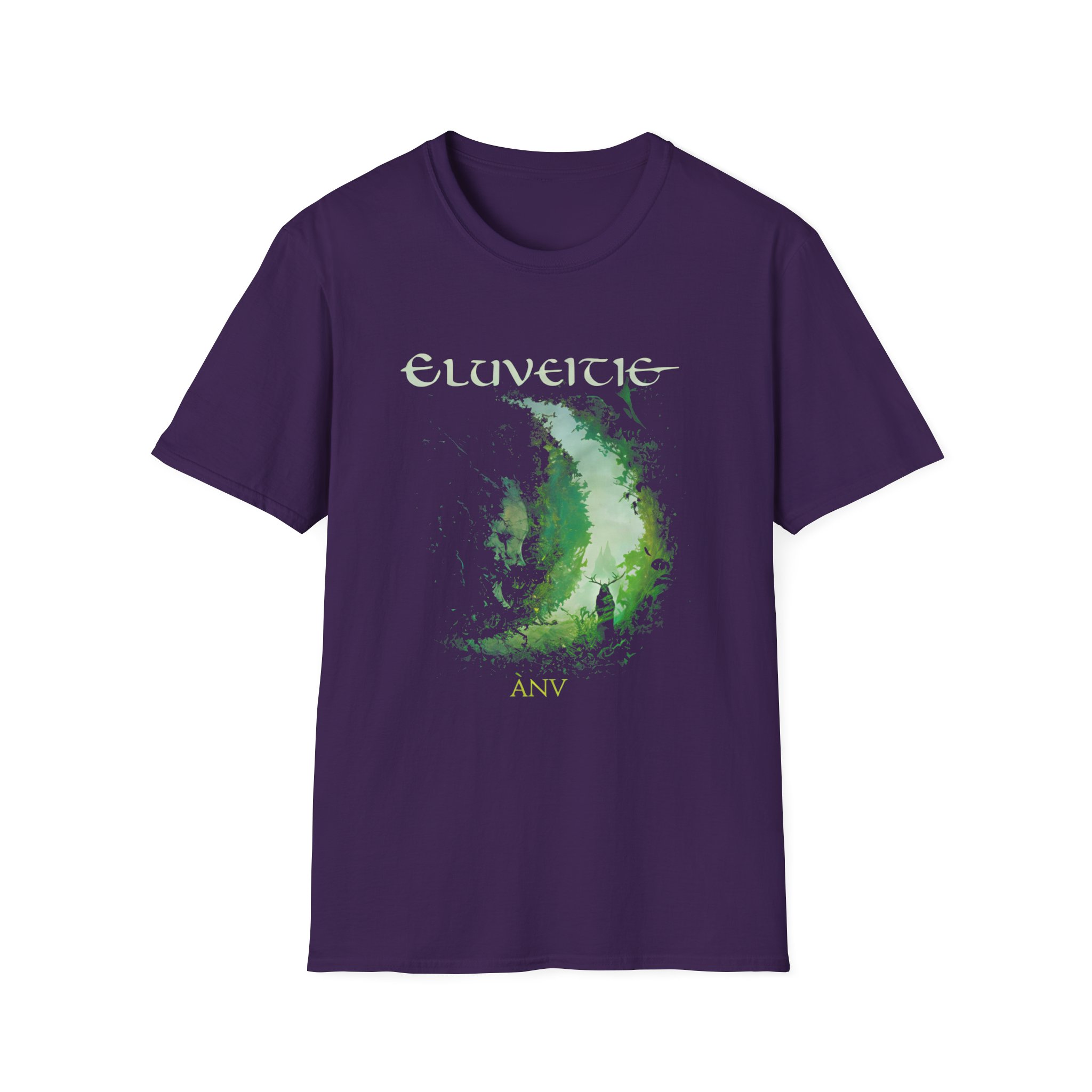 Eluveitie Anv Cover Unisex Softstyle T-Shirt - Image 7