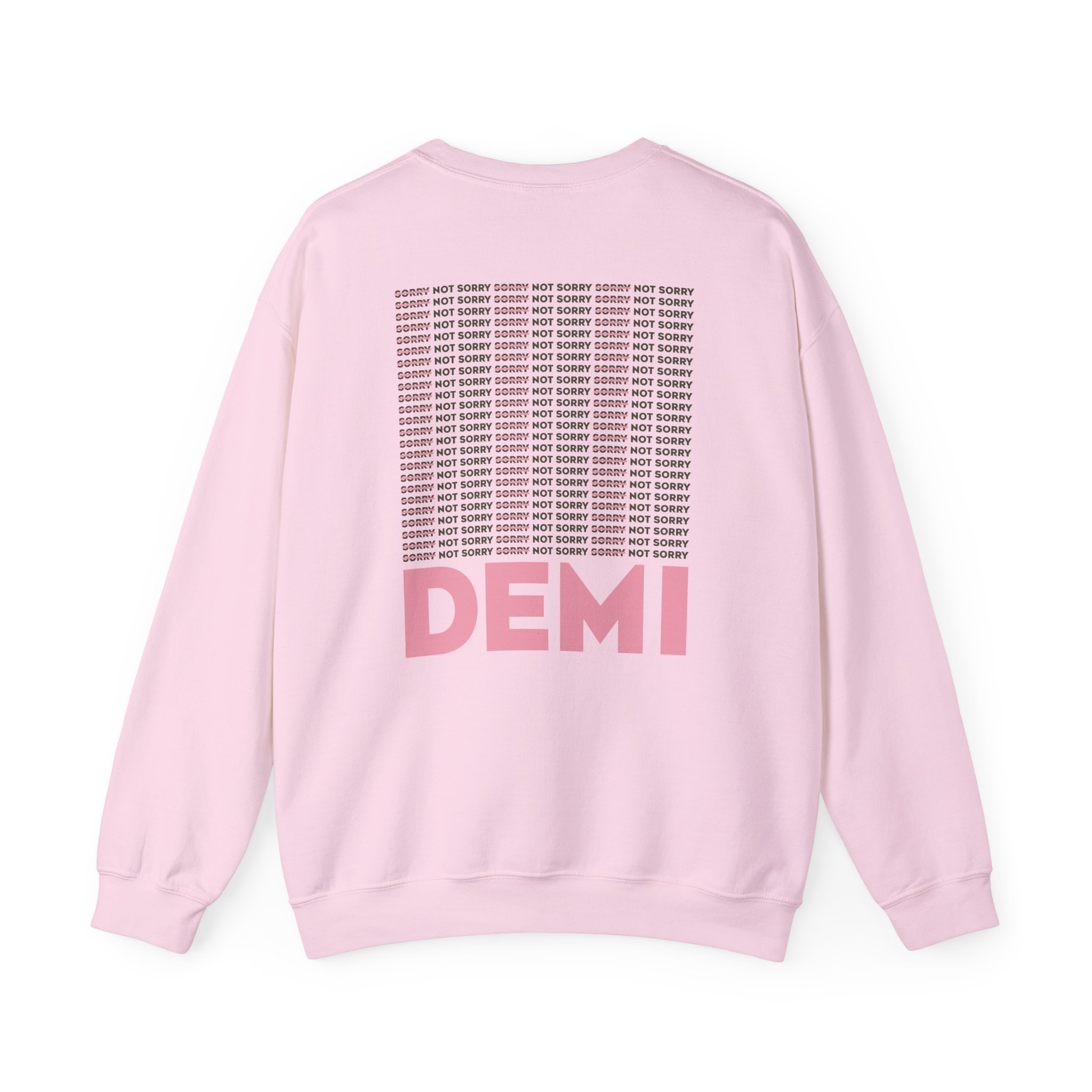D L Not Sorry Unisex Heavy Blend™ Crewneck Sweatshirt - Image 10