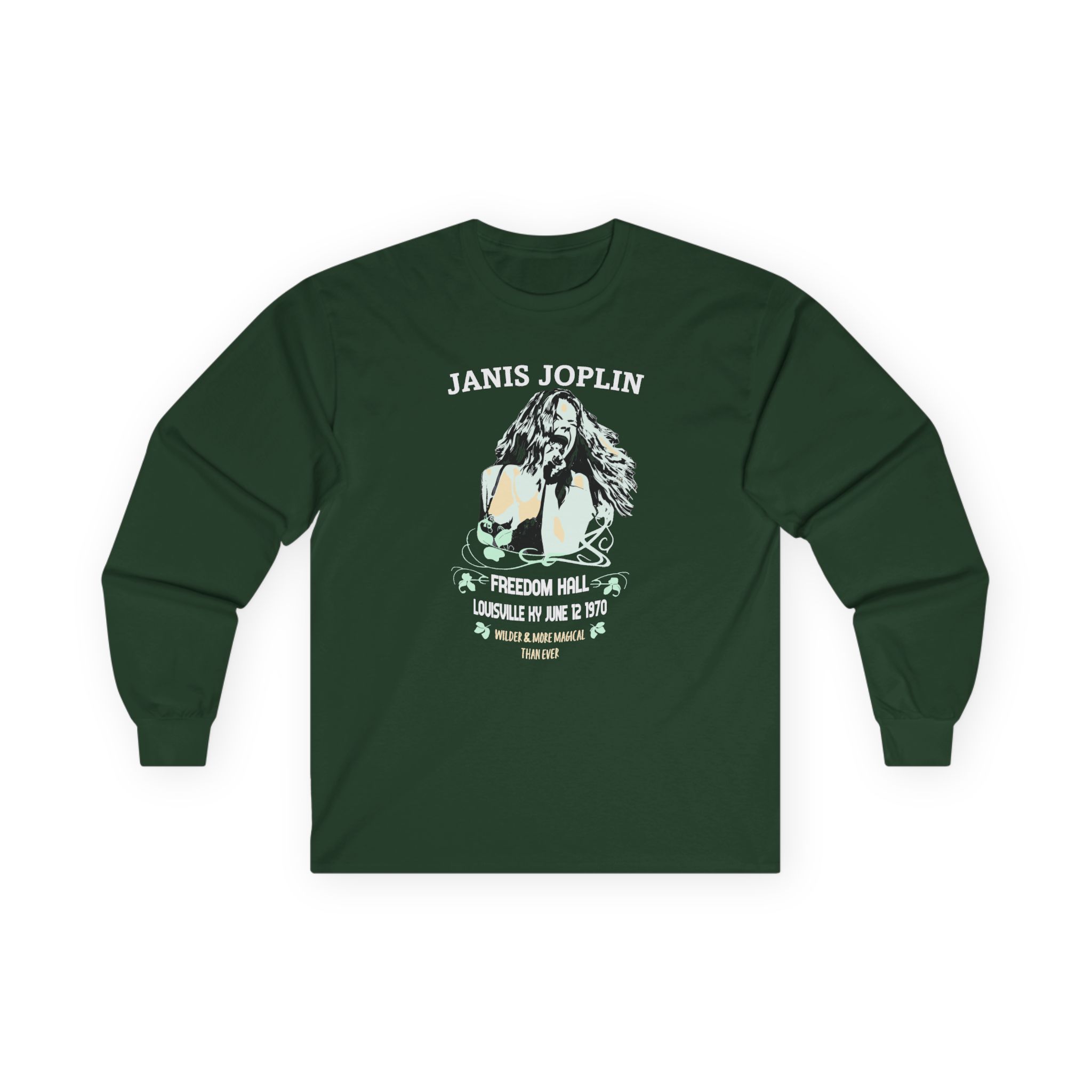 Janis Joplin Freedom Hall Unisex Ultra Cotton Long Sleeve Tee - Image 7