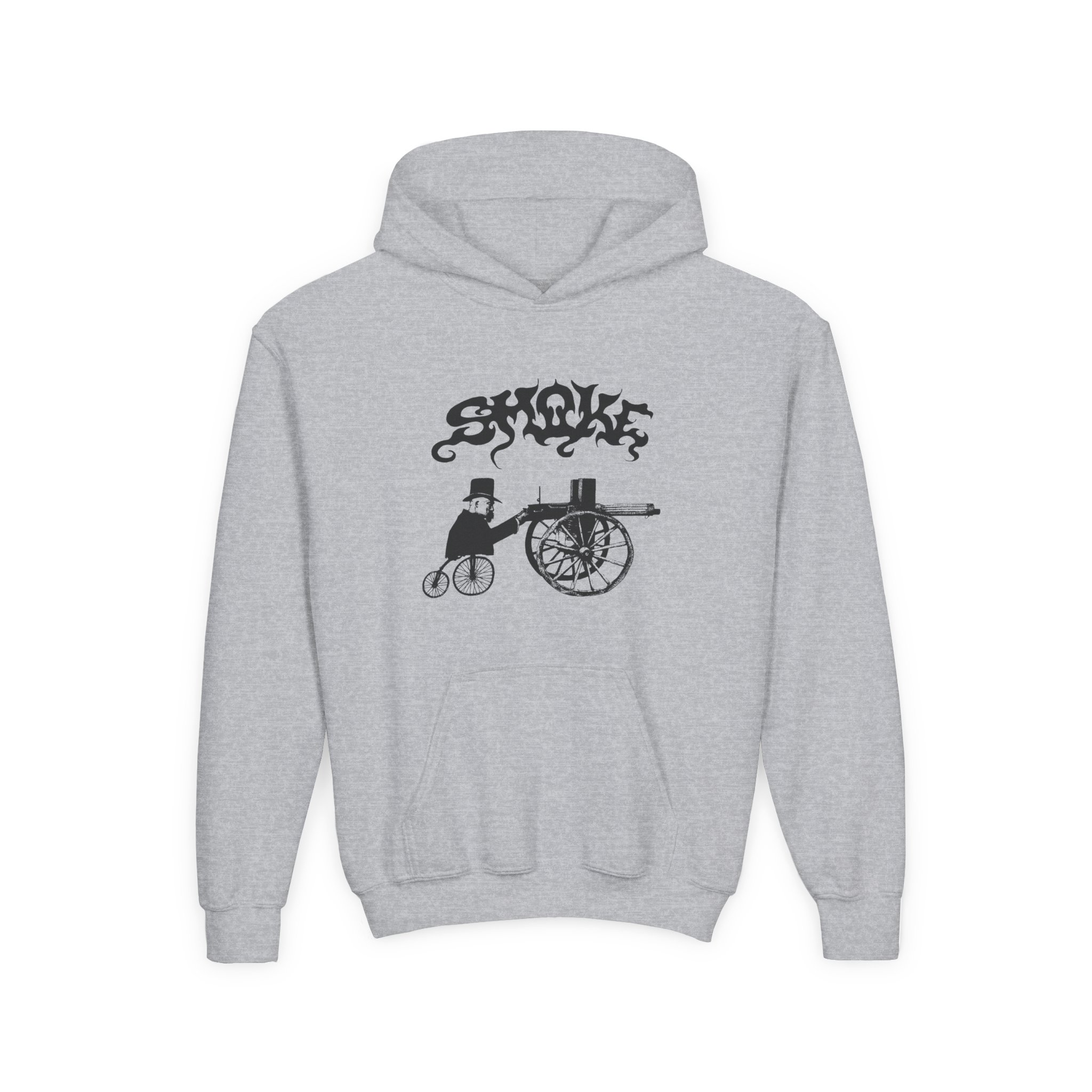 Smoke Gunner Youth Heavy Blend Hooded Sweatshirt - Image 3