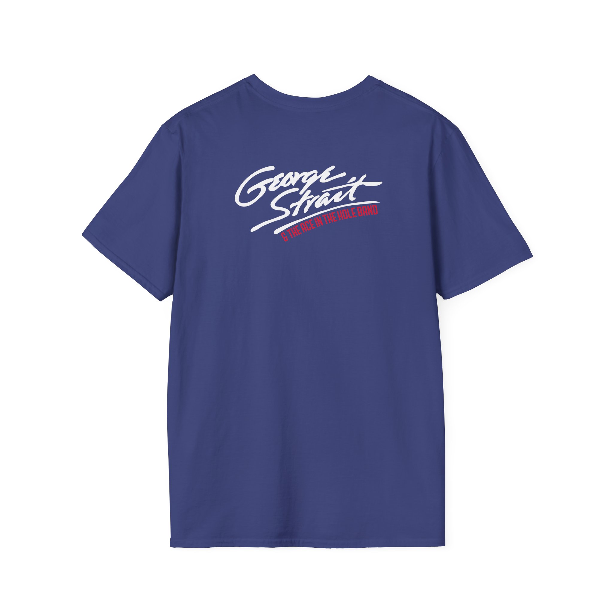 George Strait Satin Unisex Softstyle T-Shirt - Image 12