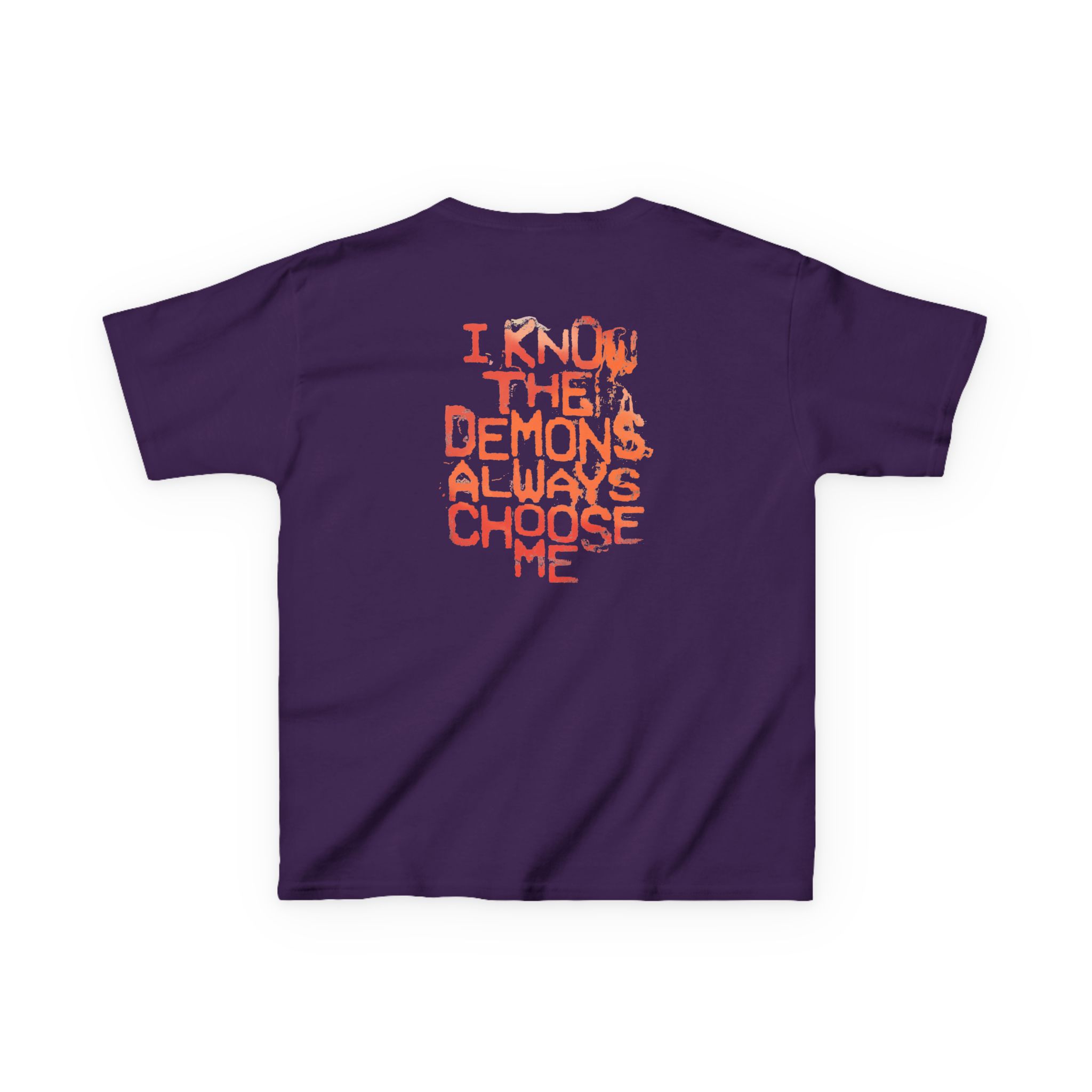 Kids Poppy Negative Spaces Heavy Cotton™ Tee - Image 10