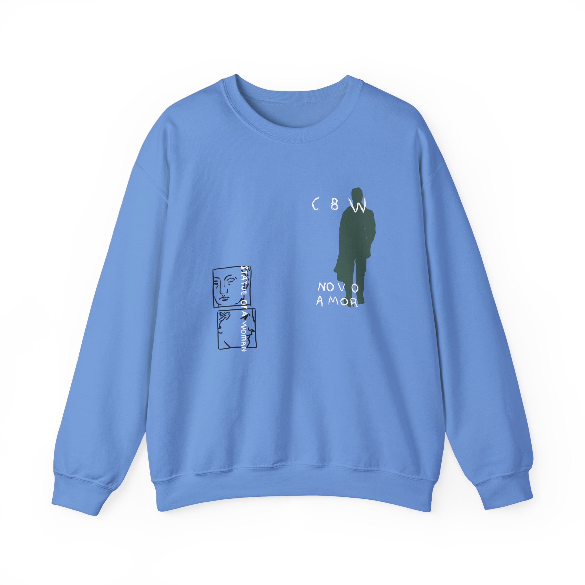 Novo Amor Statue Unisex Heavy Blend™ Crewneck Sweatshirt - Image 5
