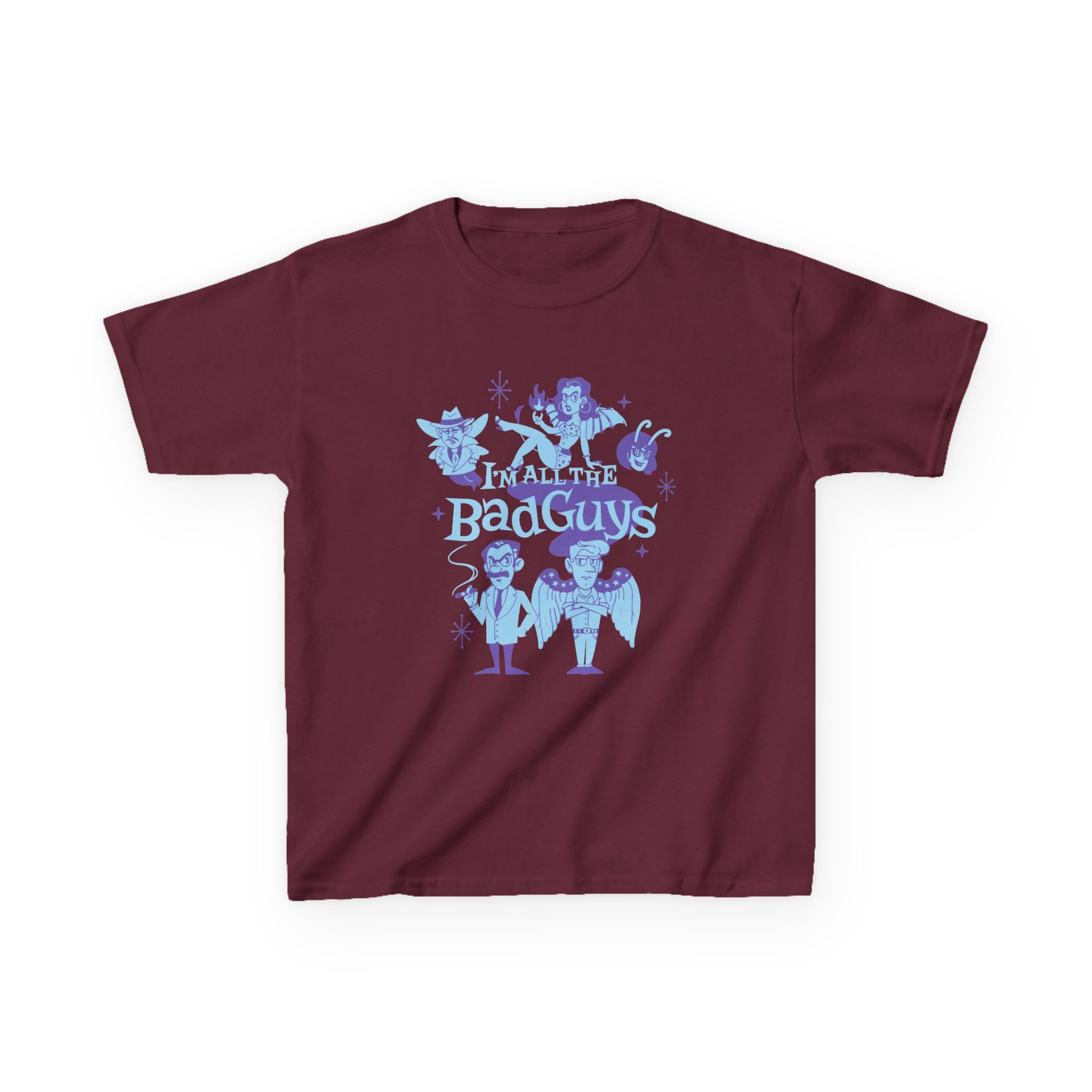 Dropout I'm All The Bad Guys Kids Heavy Cotton™ Tee - Image 3