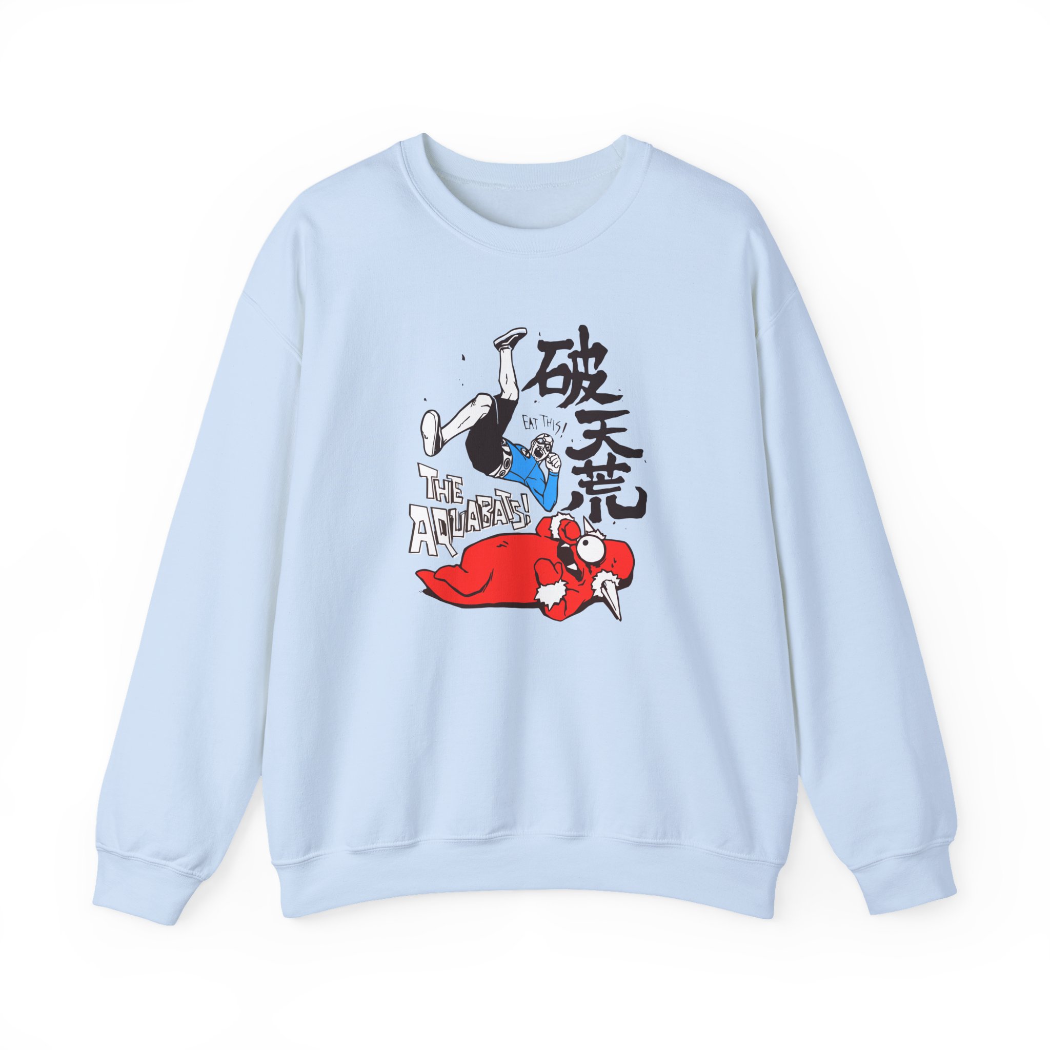 The Aquabats Elbow Drop! Archive Unisex Heavy Blend™ Crewneck Sweatshirt - Image 9
