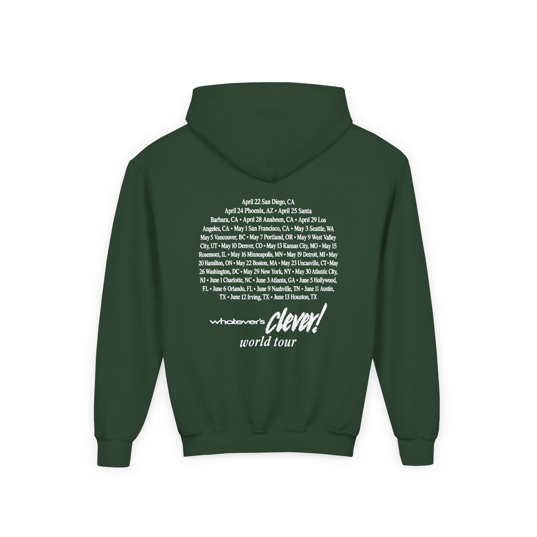 Charlie Puth Charlie Puth 2026 Tour Youth Heavy Blend Hooded Sweatshirt - Image 6