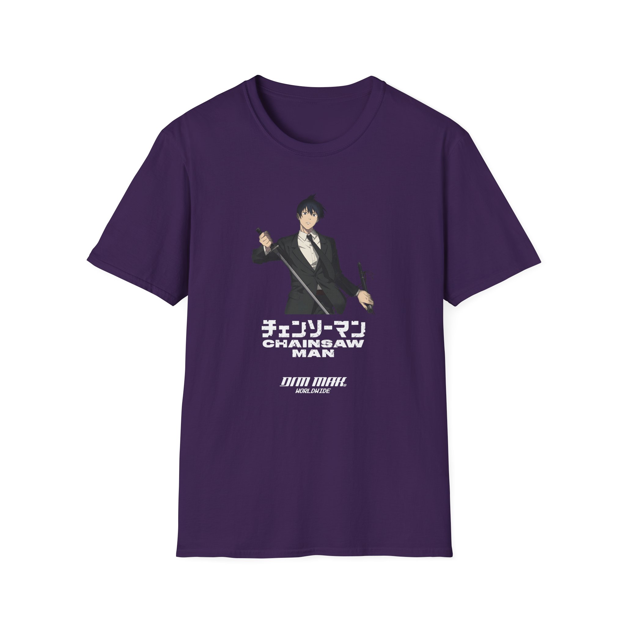 Chainsaw Man X Dim Mak Aki Unisex Softstyle T-Shirt - Image 17