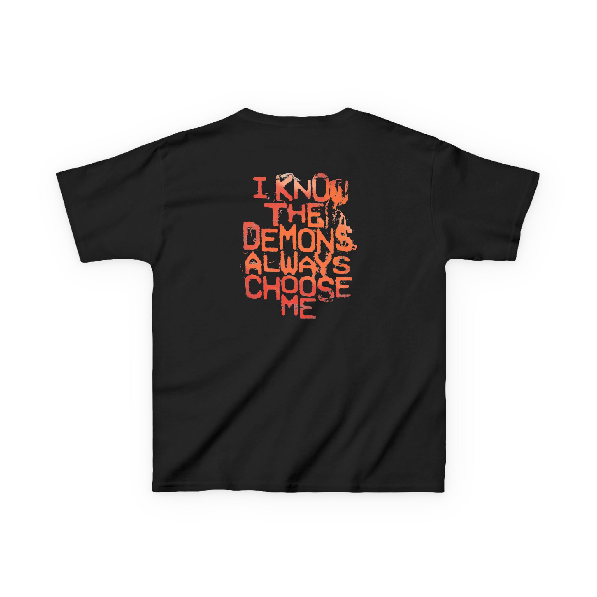 Kids Poppy Negative Spaces Heavy Cotton™ Tee - Image 2