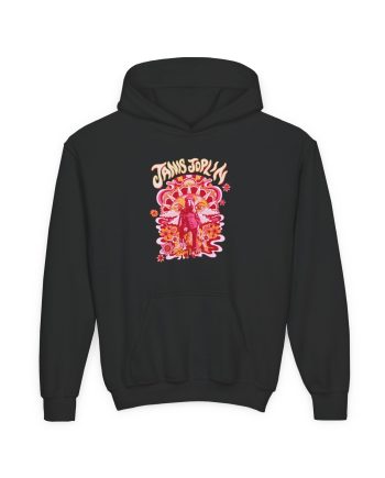 Janis Joplin Groovy Youth Heavy Blend Hooded Sweatshirt