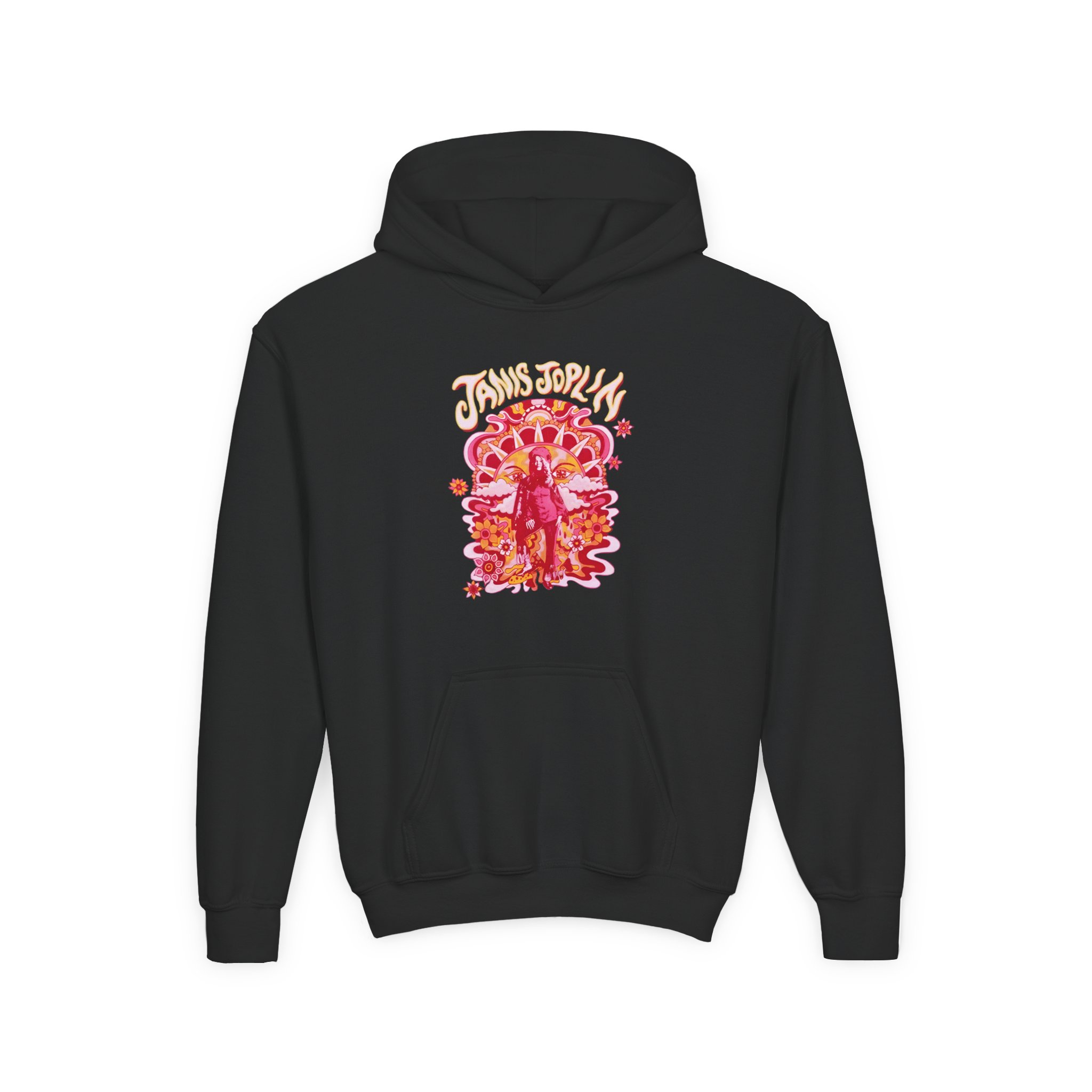 Janis Joplin Groovy Youth Heavy Blend Hooded Sweatshirt