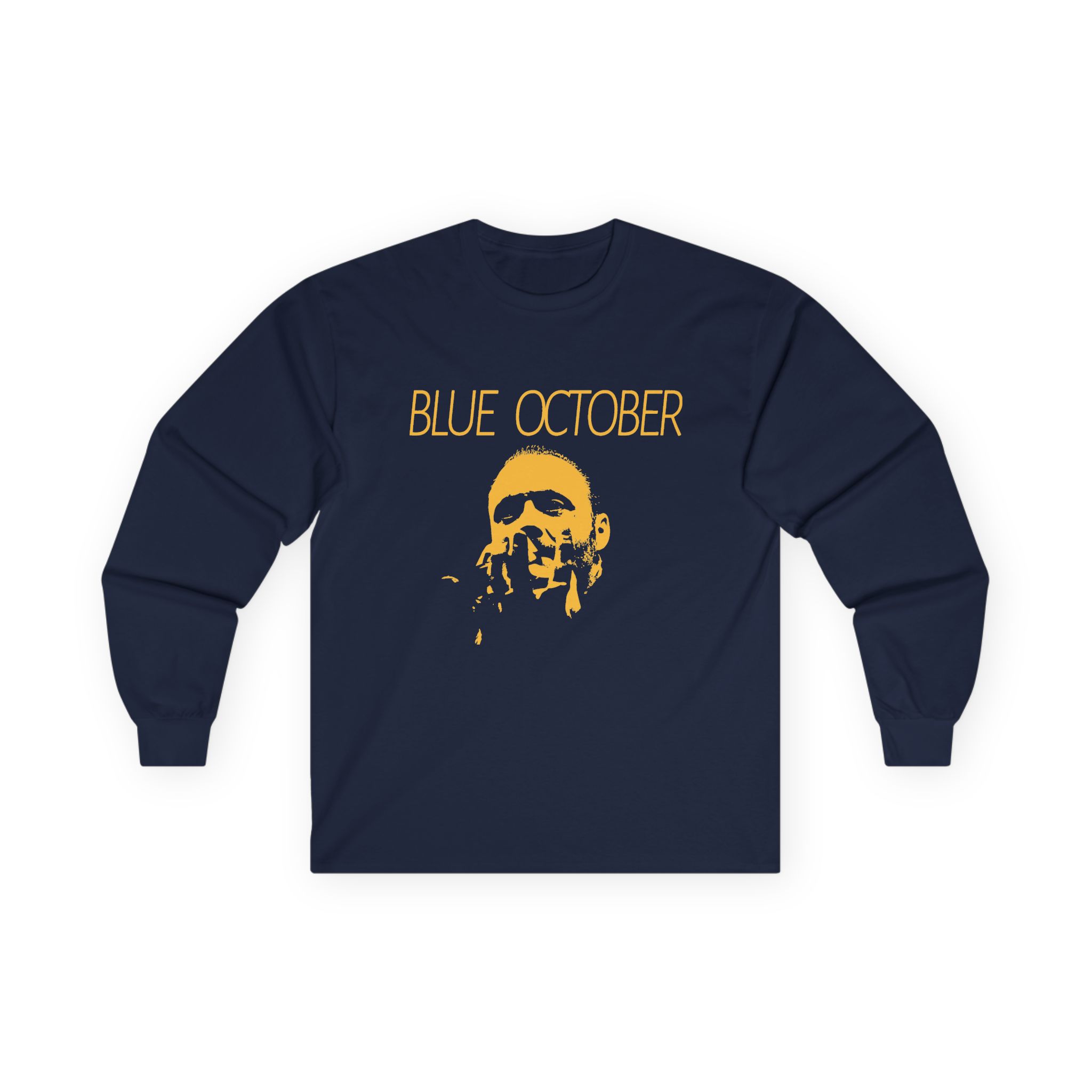 Blue October Midnight Foil Unisex Ultra Cotton Long Sleeve Tee - Image 11