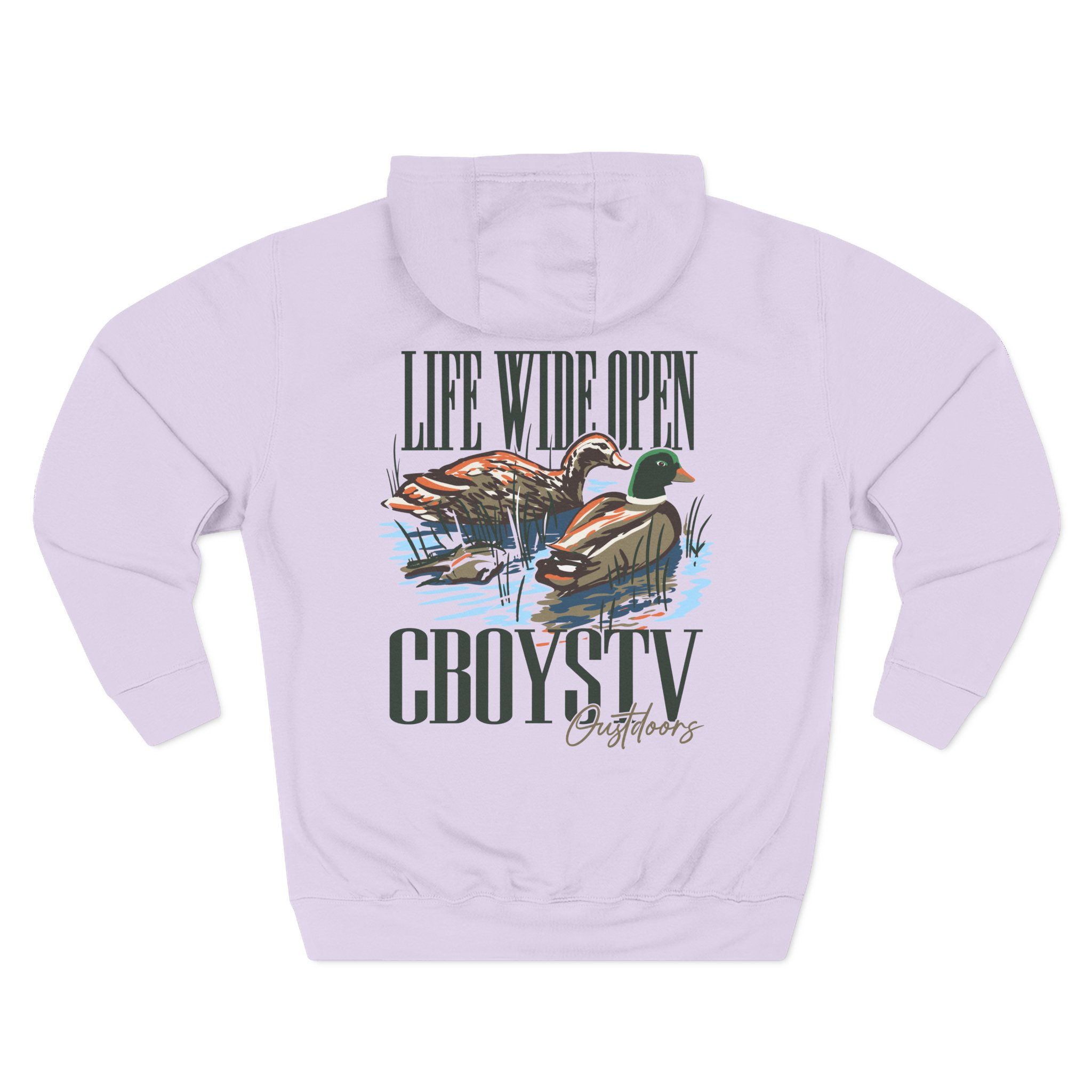 Cboystv Mallard Three-Panel Fleece Hoodie - Image 14