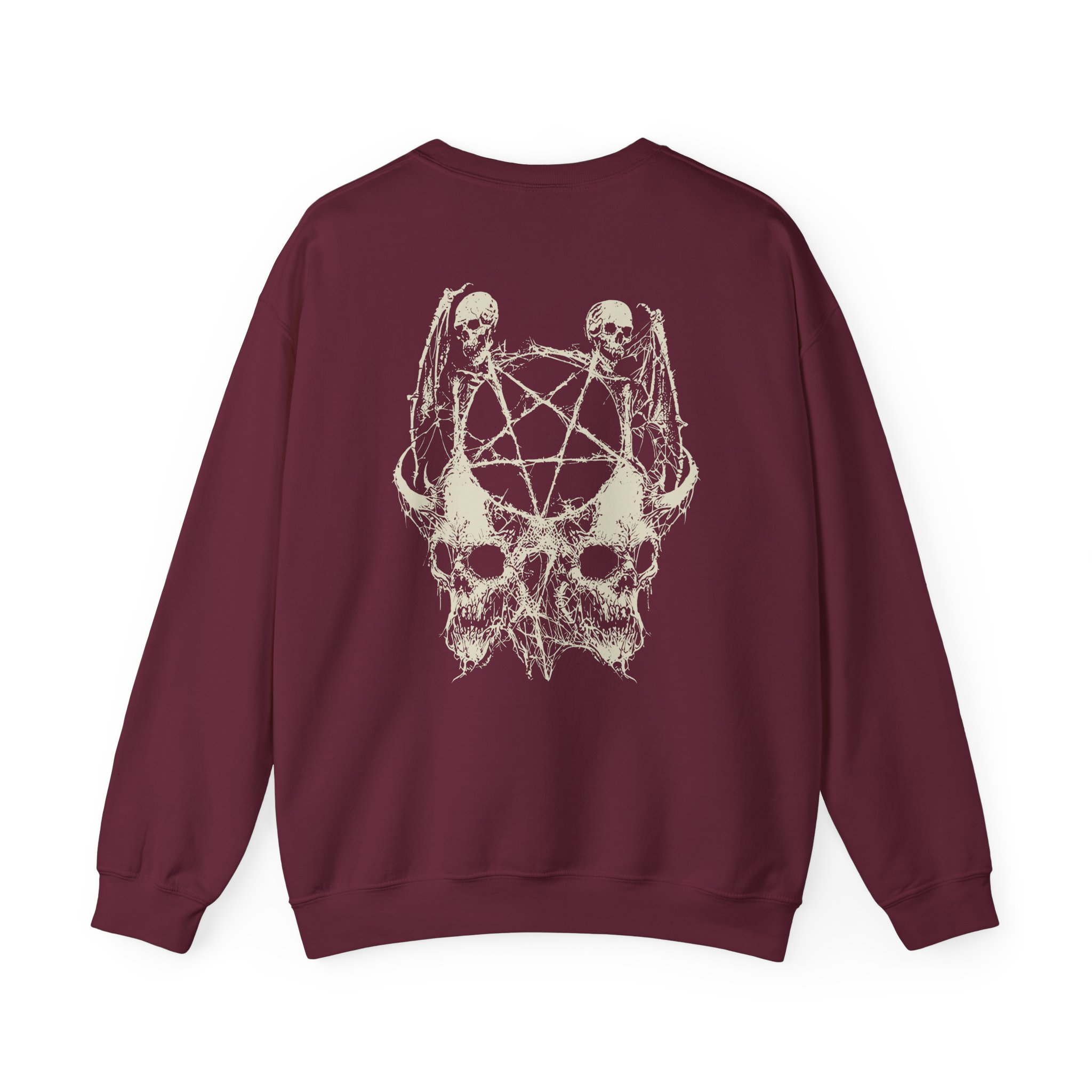 Paleface Swiss Skull Unisex Heavy Blend™ Crewneck Sweatshirt - Image 4