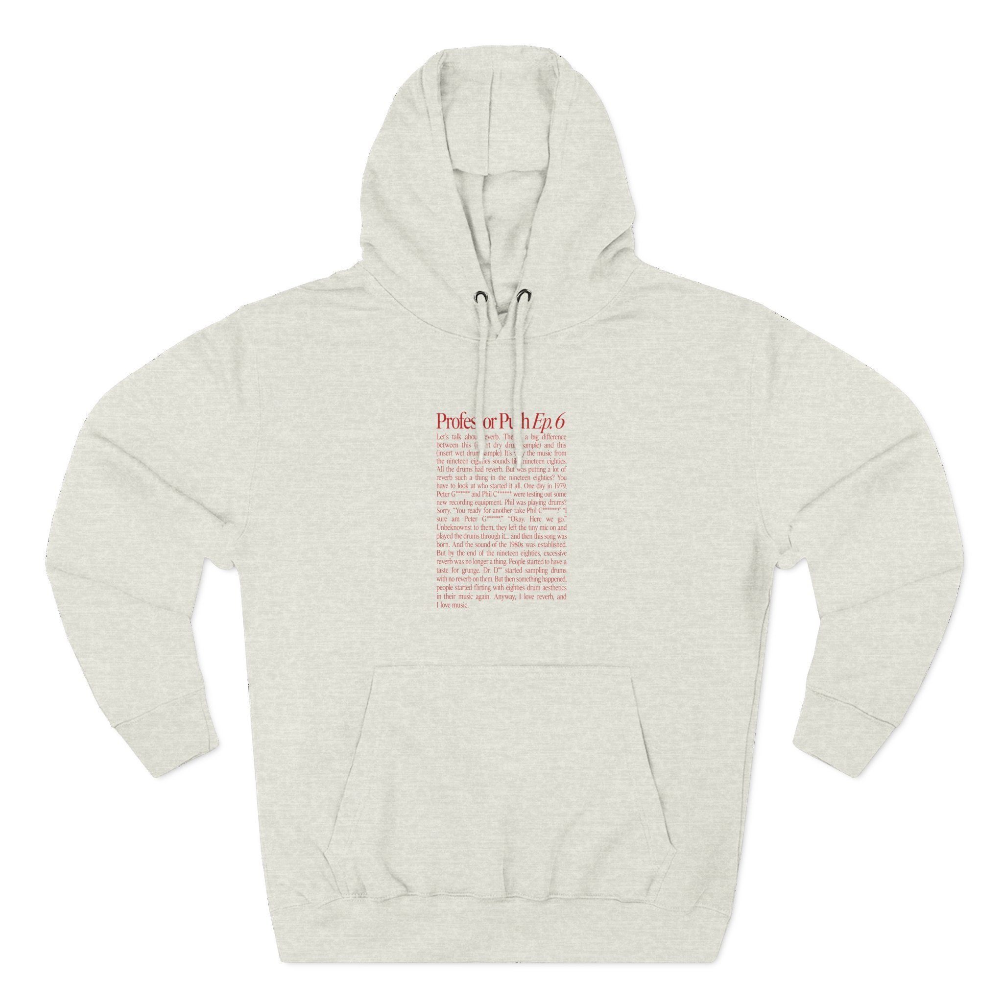 Charlie Puth Professor Puth Three-Panel Fleece Hoodie - Image 7