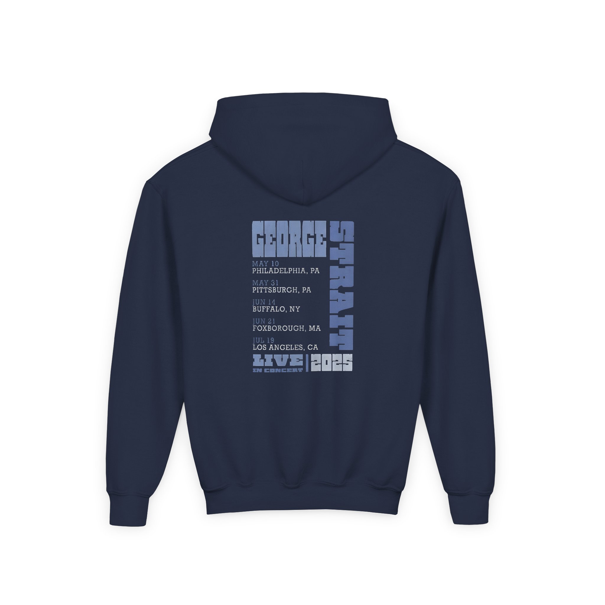 George Strait Tour Youth Heavy Blend Hooded Sweatshirt - Image 6