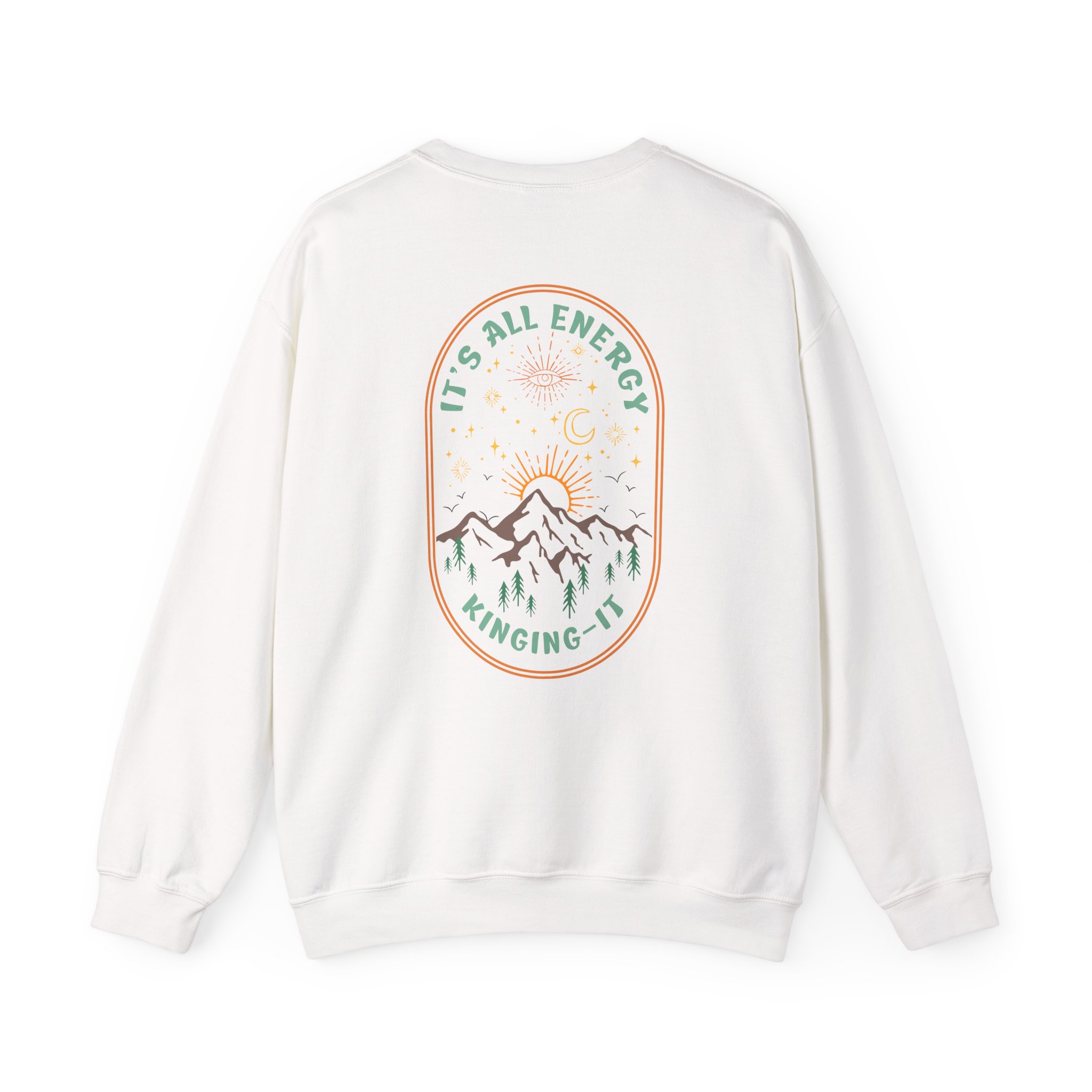 Kinging It It's All Energy Unisex Heavy Blend™ Crewneck Sweatshirt - Image 2