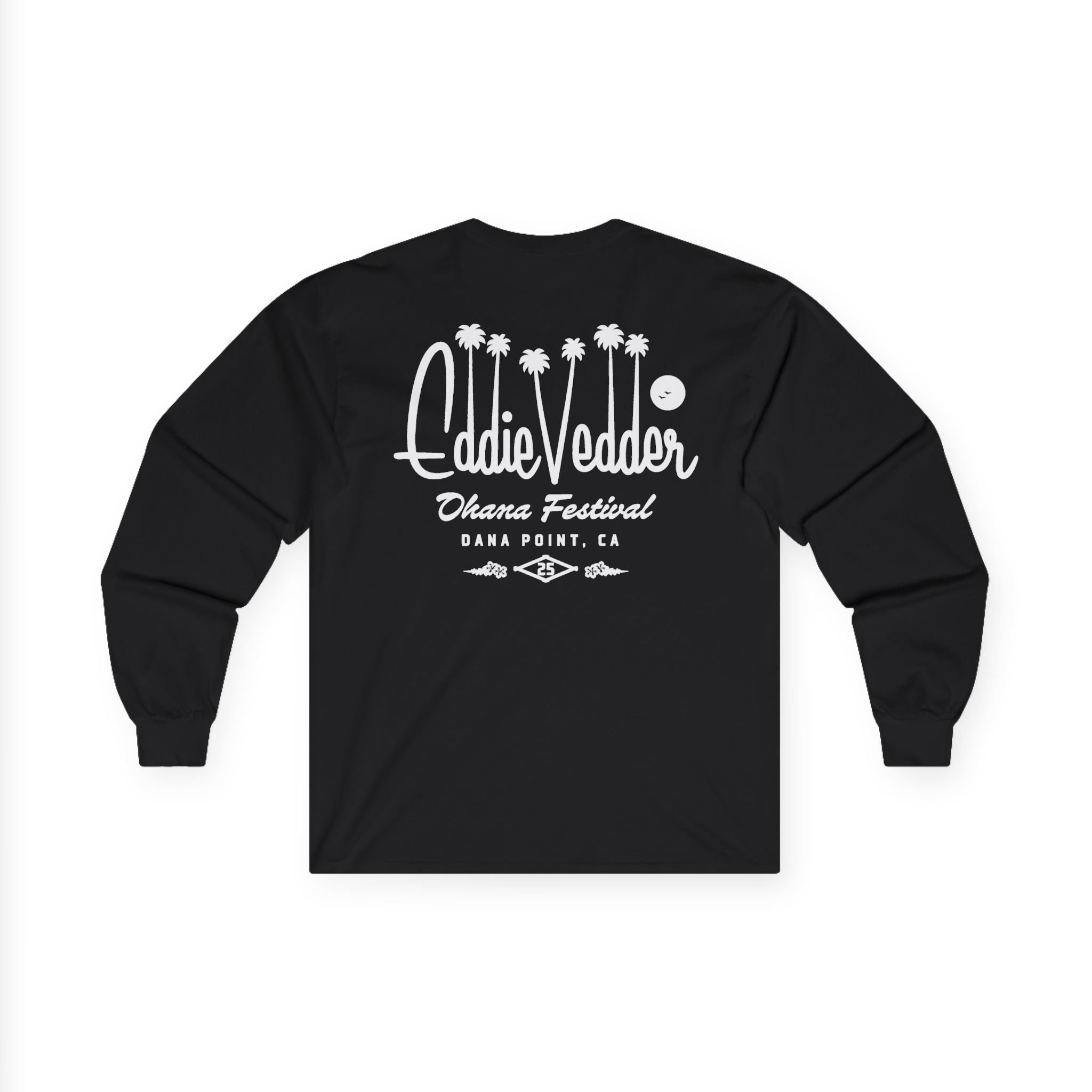 Eddie Vedder Palm Script Unisex Ultra Cotton Long Sleeve Tee - Image 2