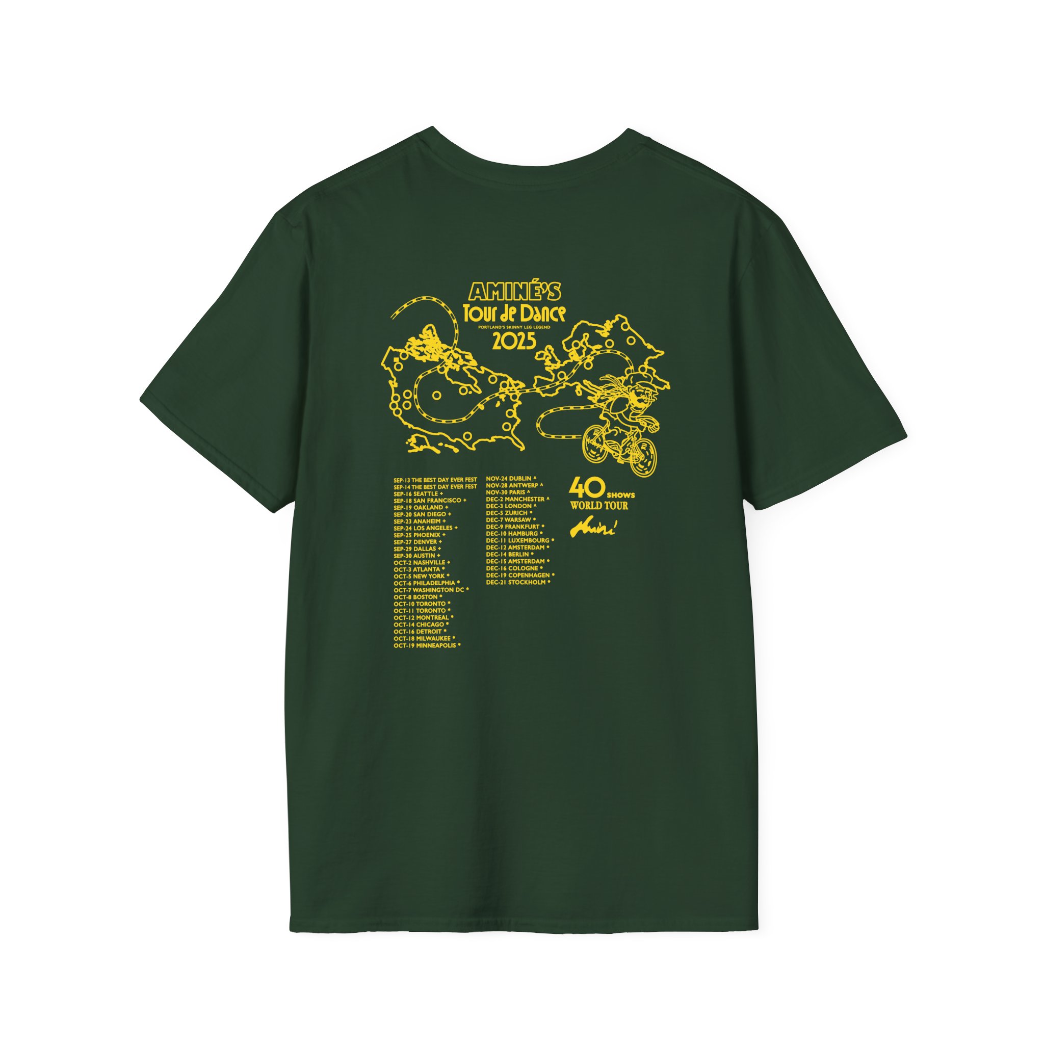 Aminé You're Beautiful Tour Unisex Softstyle T-Shirt - Image 8