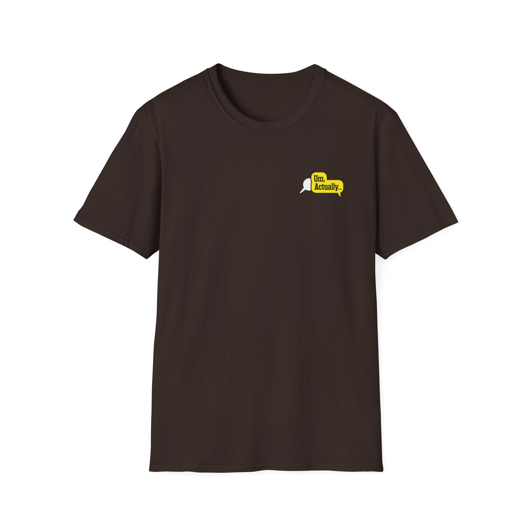 Dropout Um, Actually Fact Checker Unisex Softstyle T-Shirt - Image 5