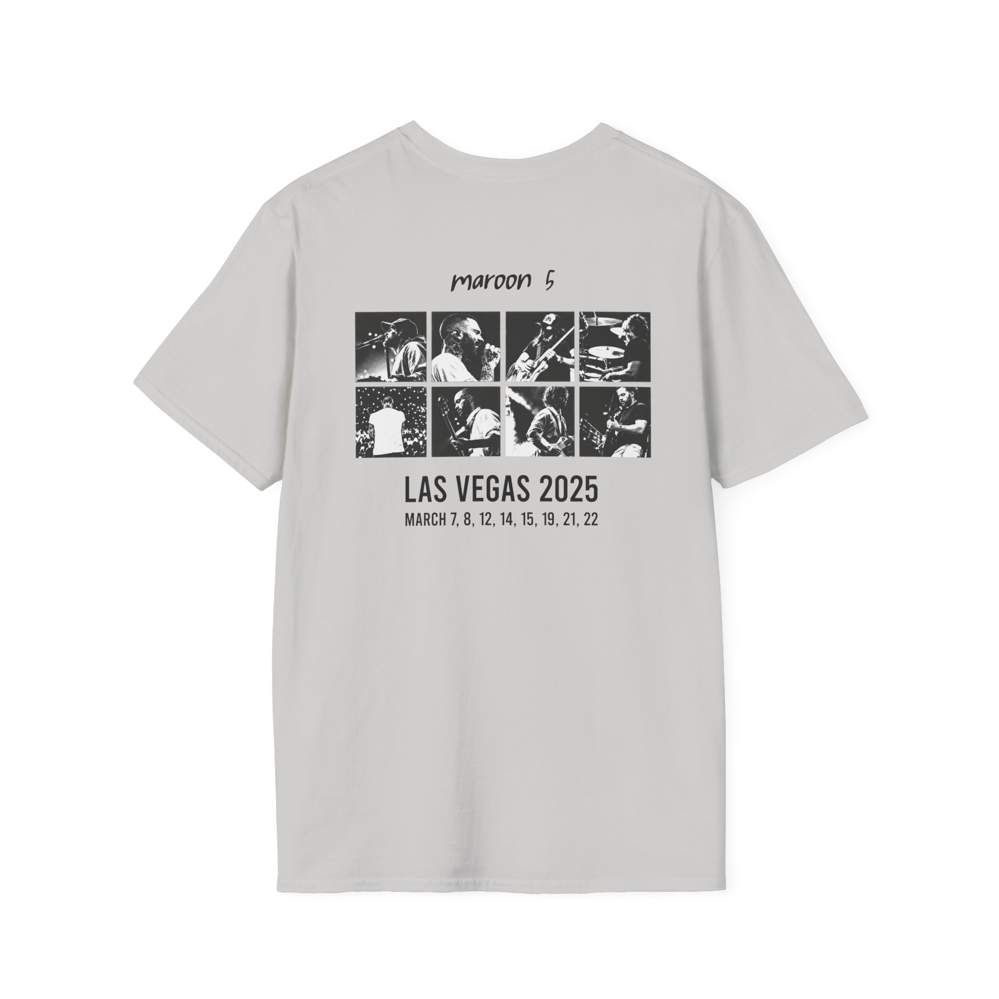 Adam Levine M5LV 2025 Grid Unisex Softstyle T-Shirt - Image 6
