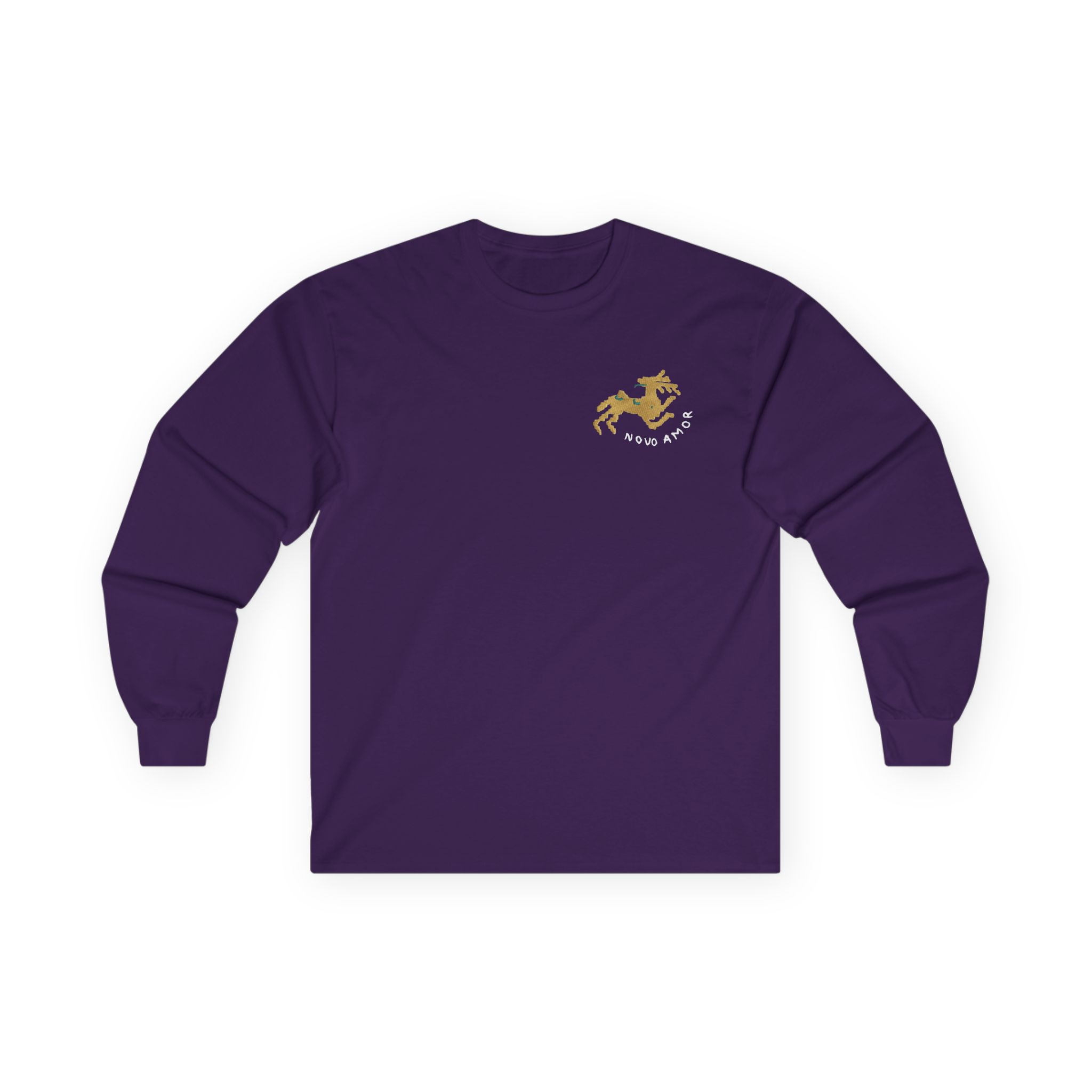 Novo Amor Embroidered Deer Unisex Ultra Cotton Long Sleeve Tee - Image 9