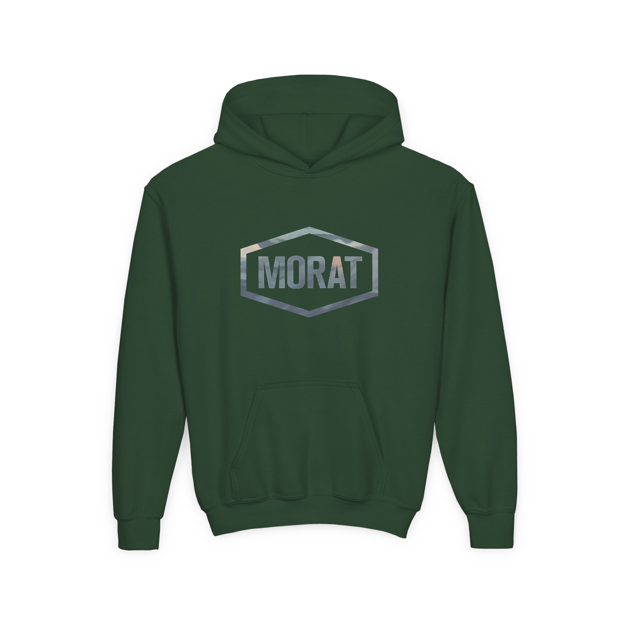 Morat A dark, shadowy vigilante Youth Heavy Blend Hooded Sweatshirt - Image 5