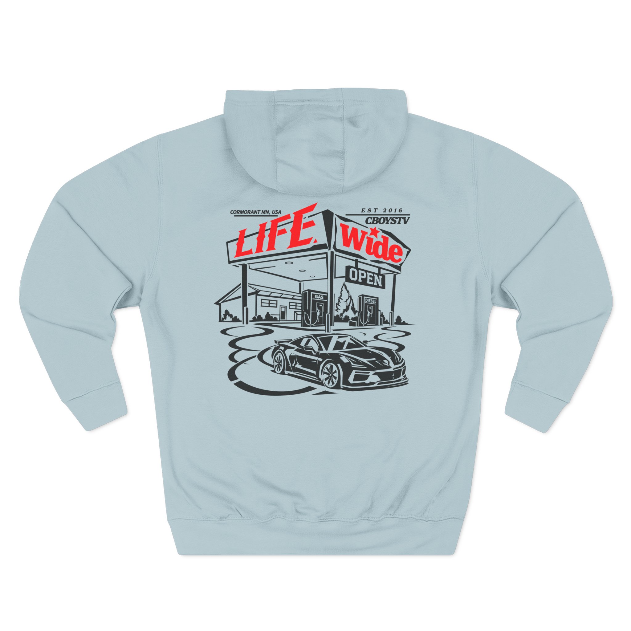 Cboystv C7-Store Three-Panel Fleece Hoodie - Image 12