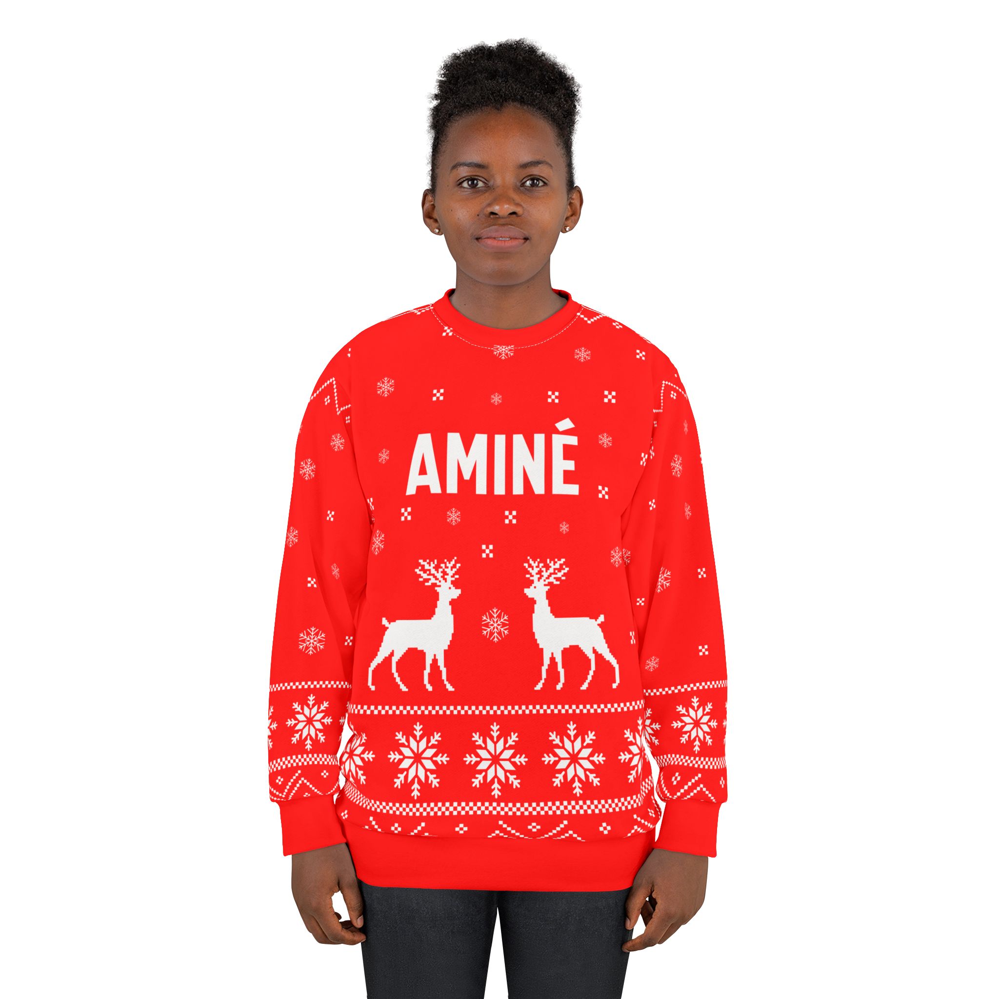 Aminé Unisex Sweatshirt (AOP) - Image 4