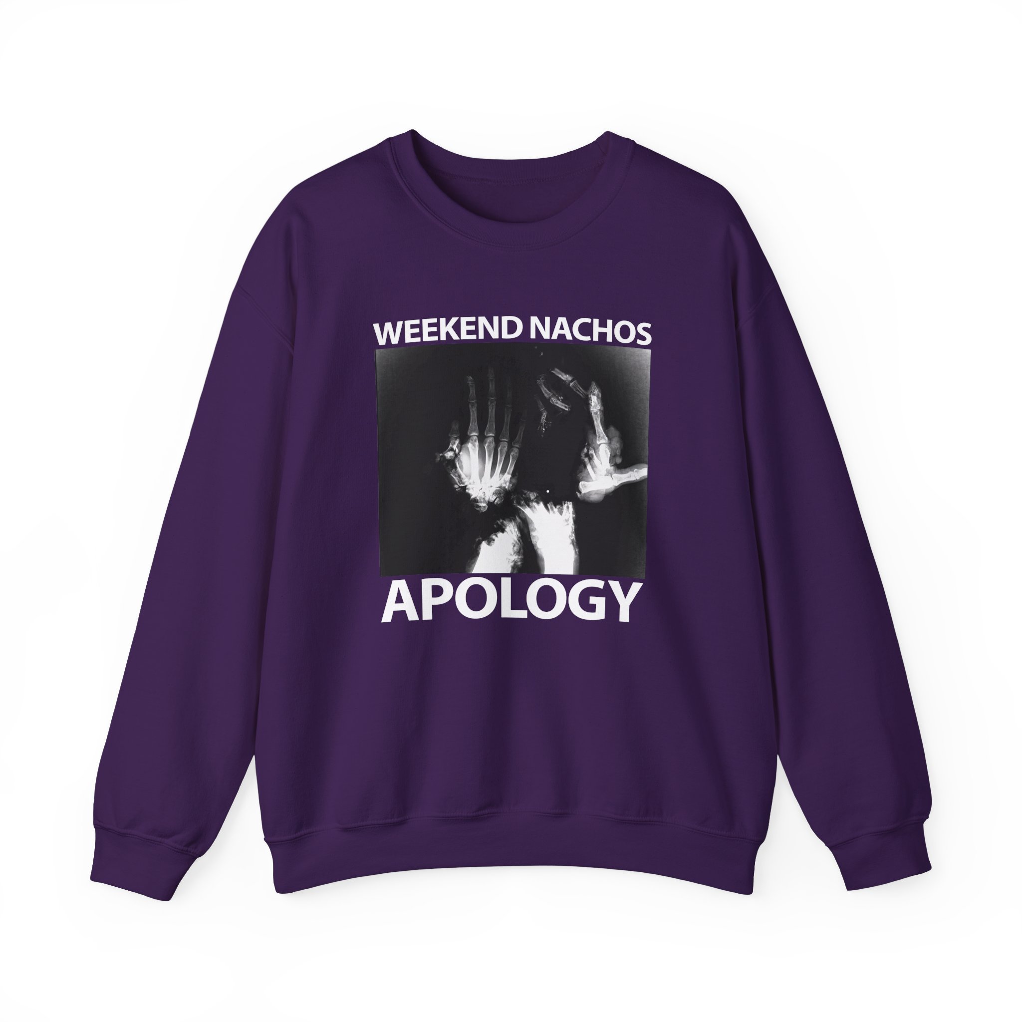 Weekend Nachos Apology Unisex Heavy Blend™ Crewneck Sweatshirt - Image 17