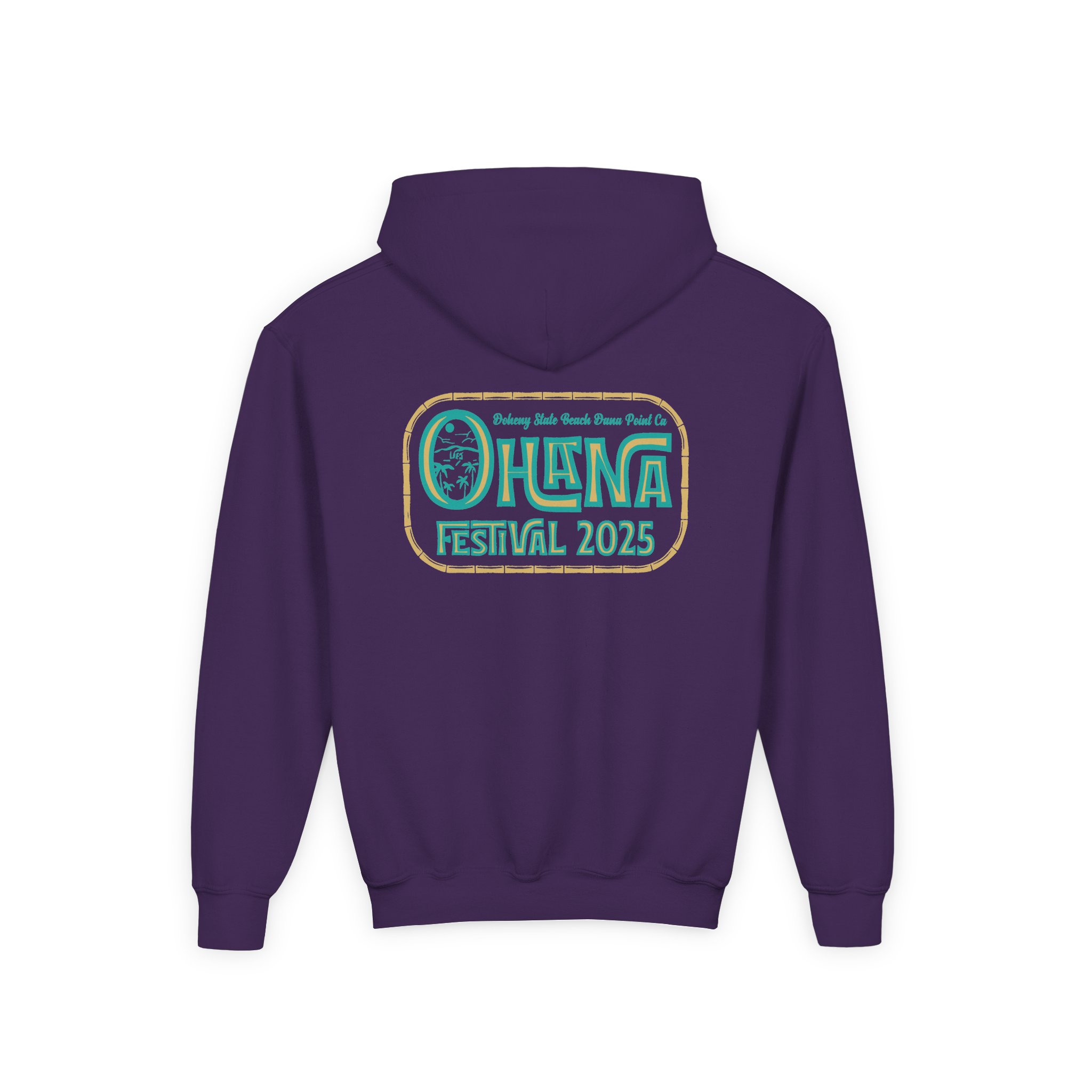 Eddie Vedder Ohana Festival Youth Heavy Blend Hooded Sweatshirt - Image 10